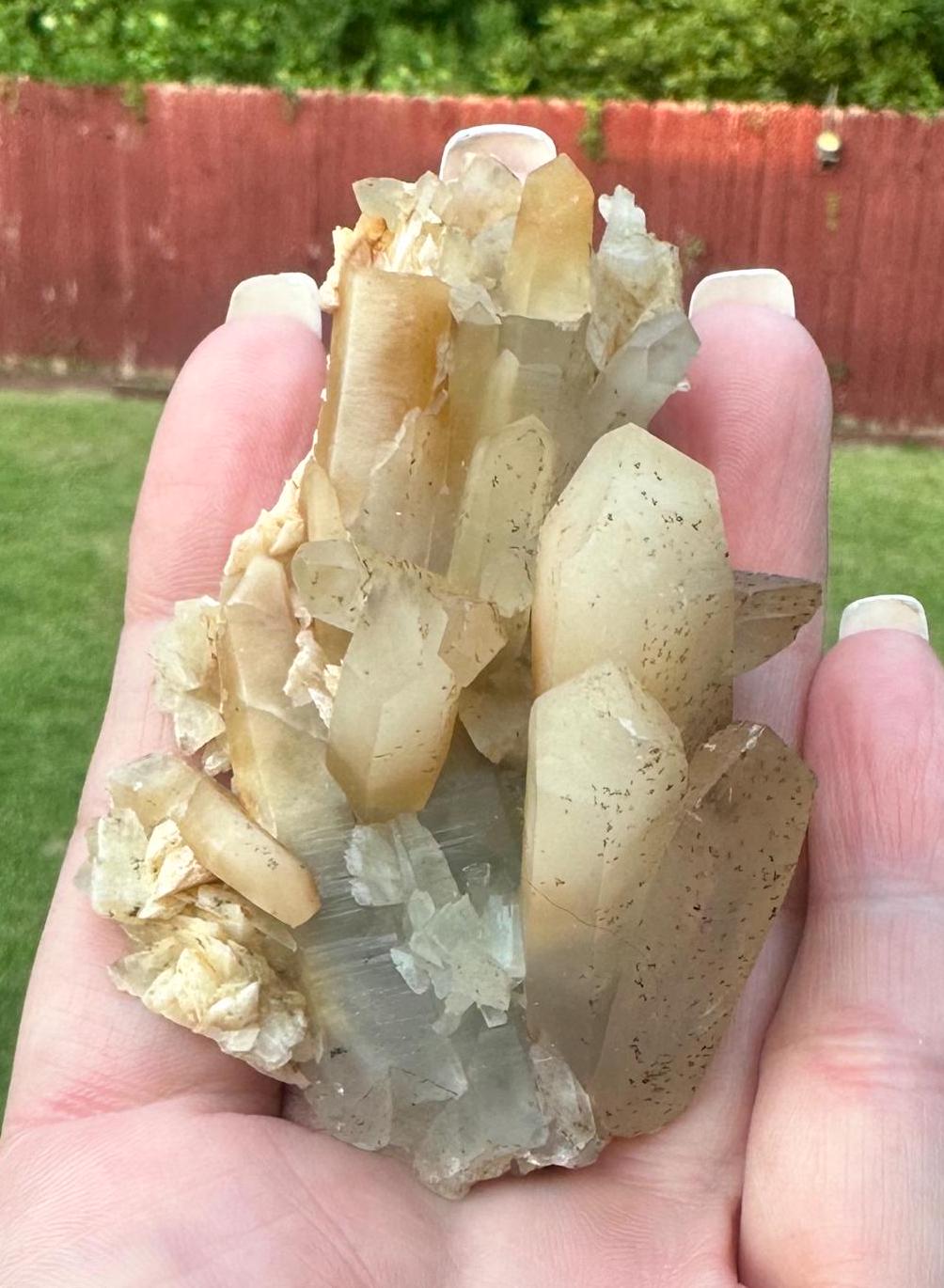 73 Grams Amphibole AKA Bone Quartz Cluster from Baluchistan, Pakistan