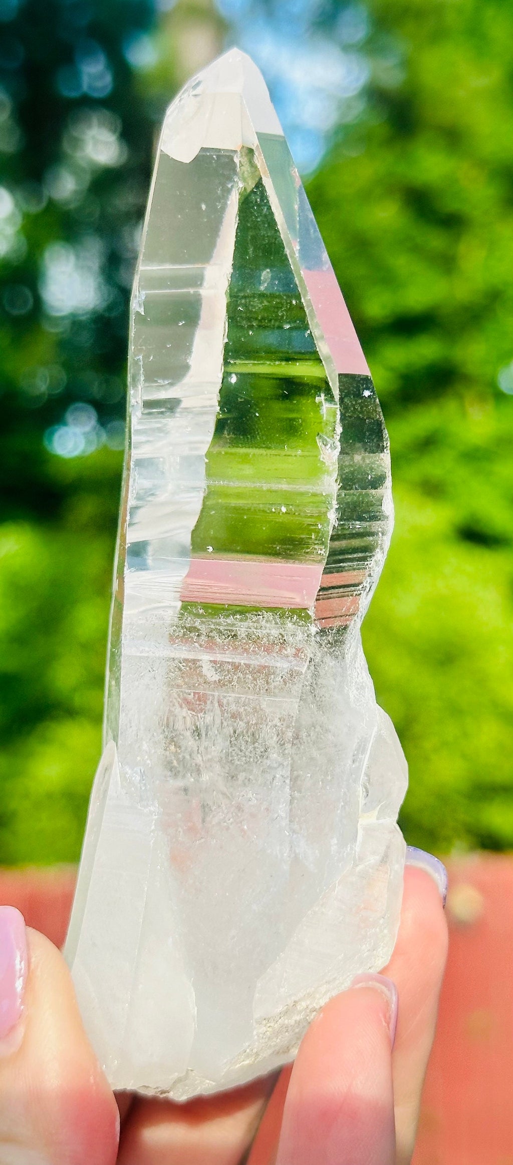 200 Grams Stunning Diamantina Glass Clear Muzo Habit Authentic Blue Needles Lemurian Quartz from Diamantina Mines of Minas Gerais