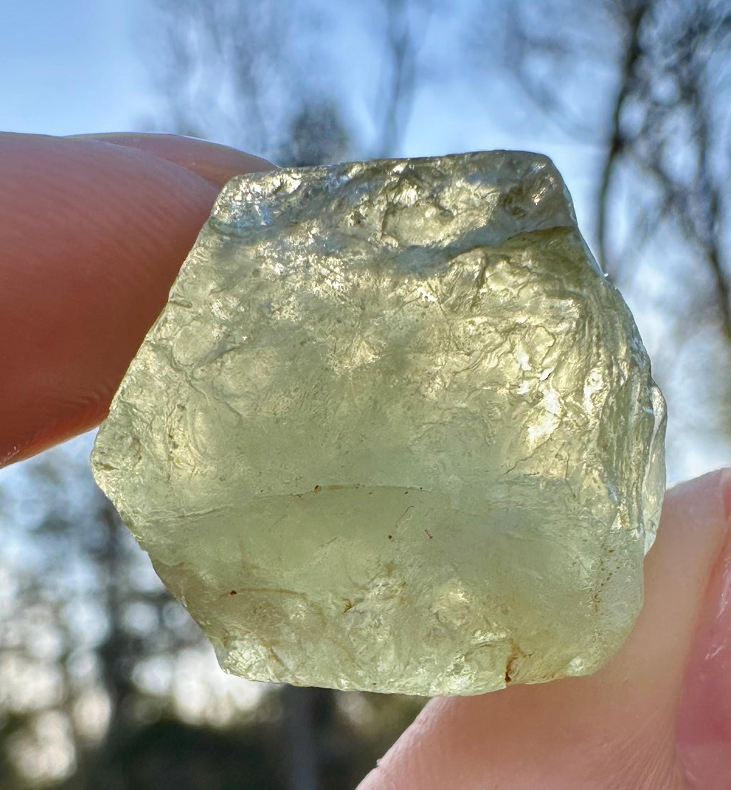19 Grams Transparent Hexagonal Heliodor from Brazil