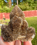 72 Grams Milky Quartz with Sparkling Drusy Veil from Brazil