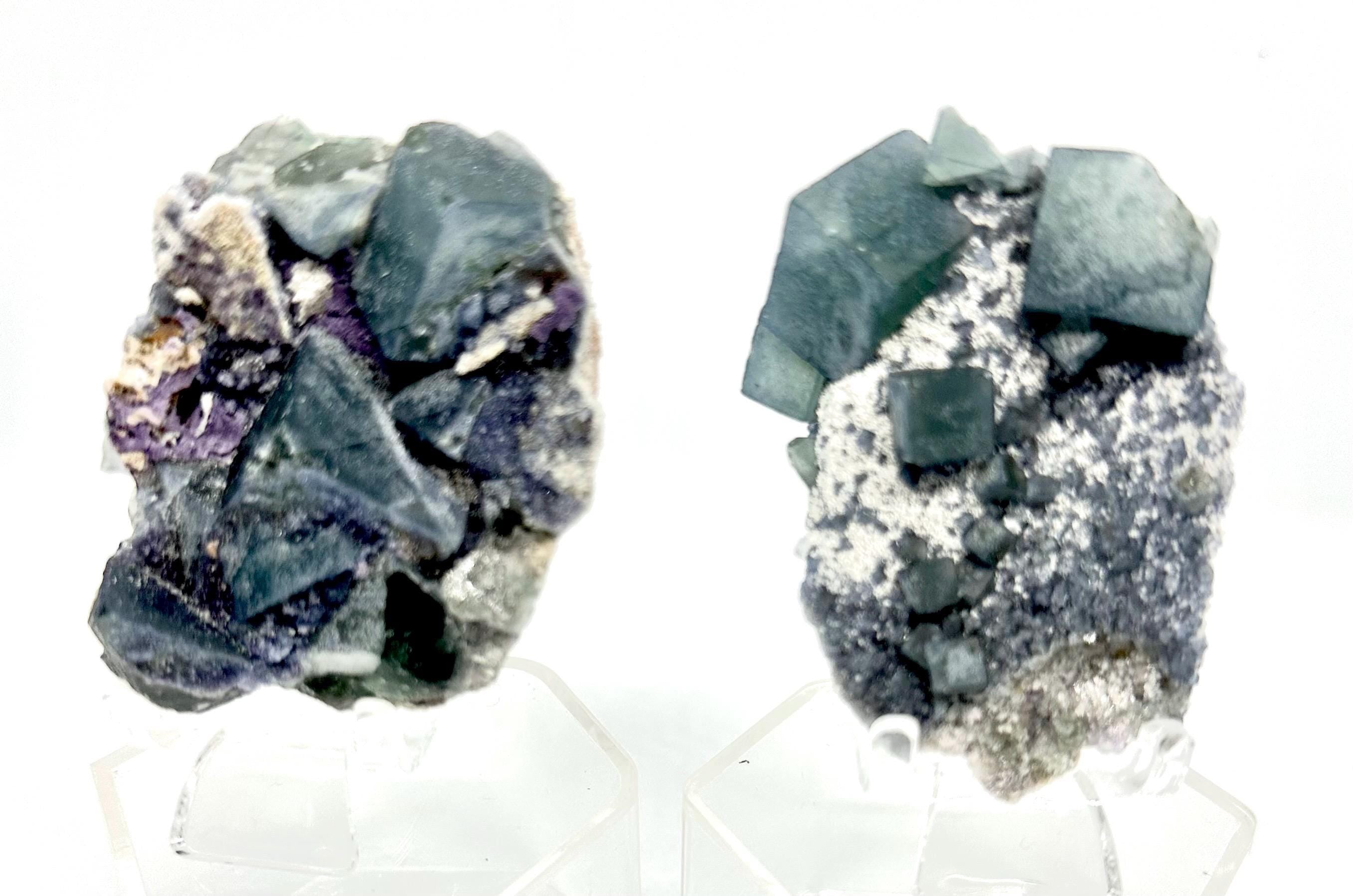 Newly Discovered Morandi Fluorite on Matrix piece from Yongchun, China