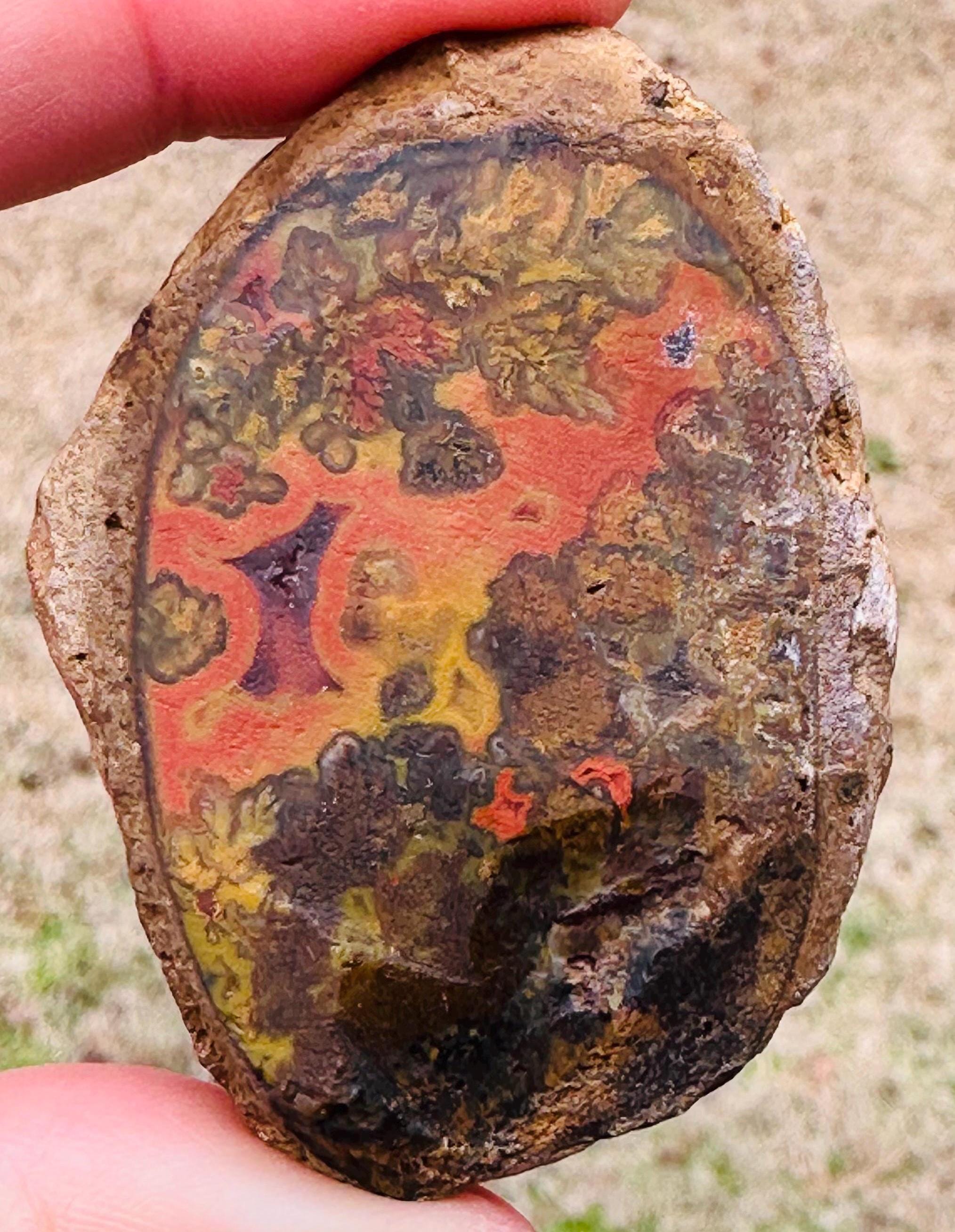 Your Choice Rare and Very Rich Color Swirls and Patterns  Surya semi polished Agate from India