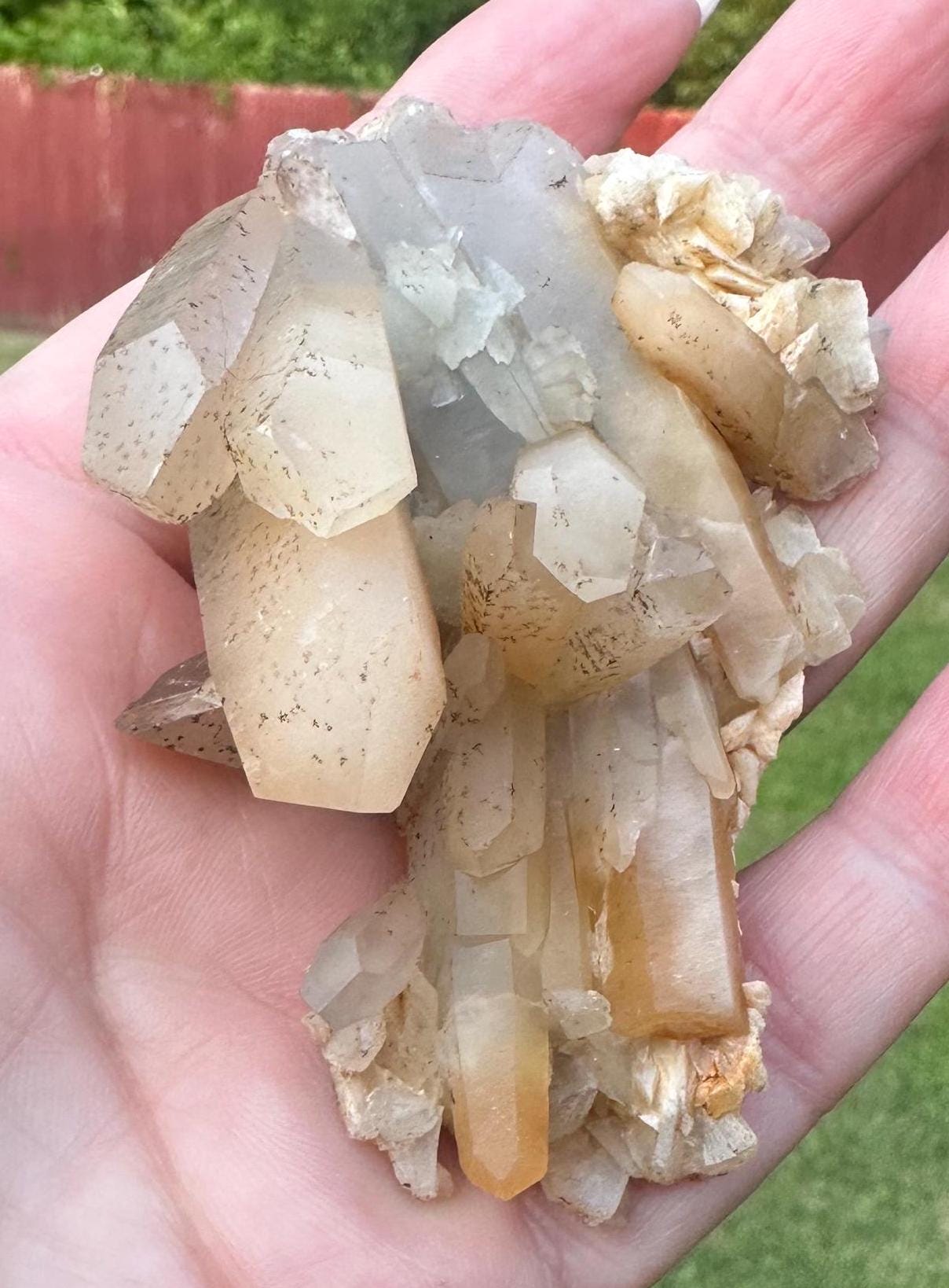 73 Grams Amphibole AKA Bone Quartz Cluster from Baluchistan, Pakistan