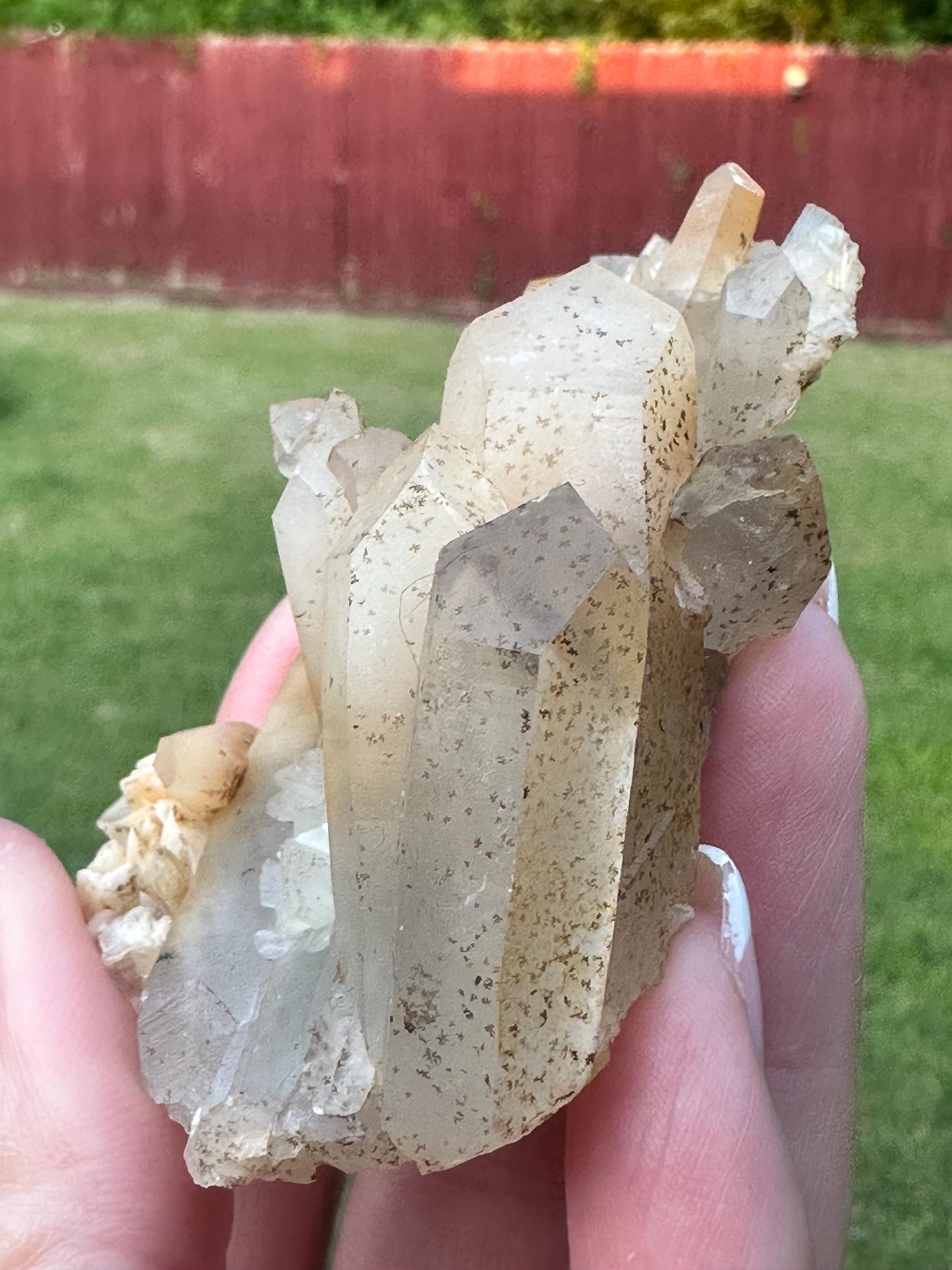 73 Grams Amphibole AKA Bone Quartz Cluster from Baluchistan, Pakistan