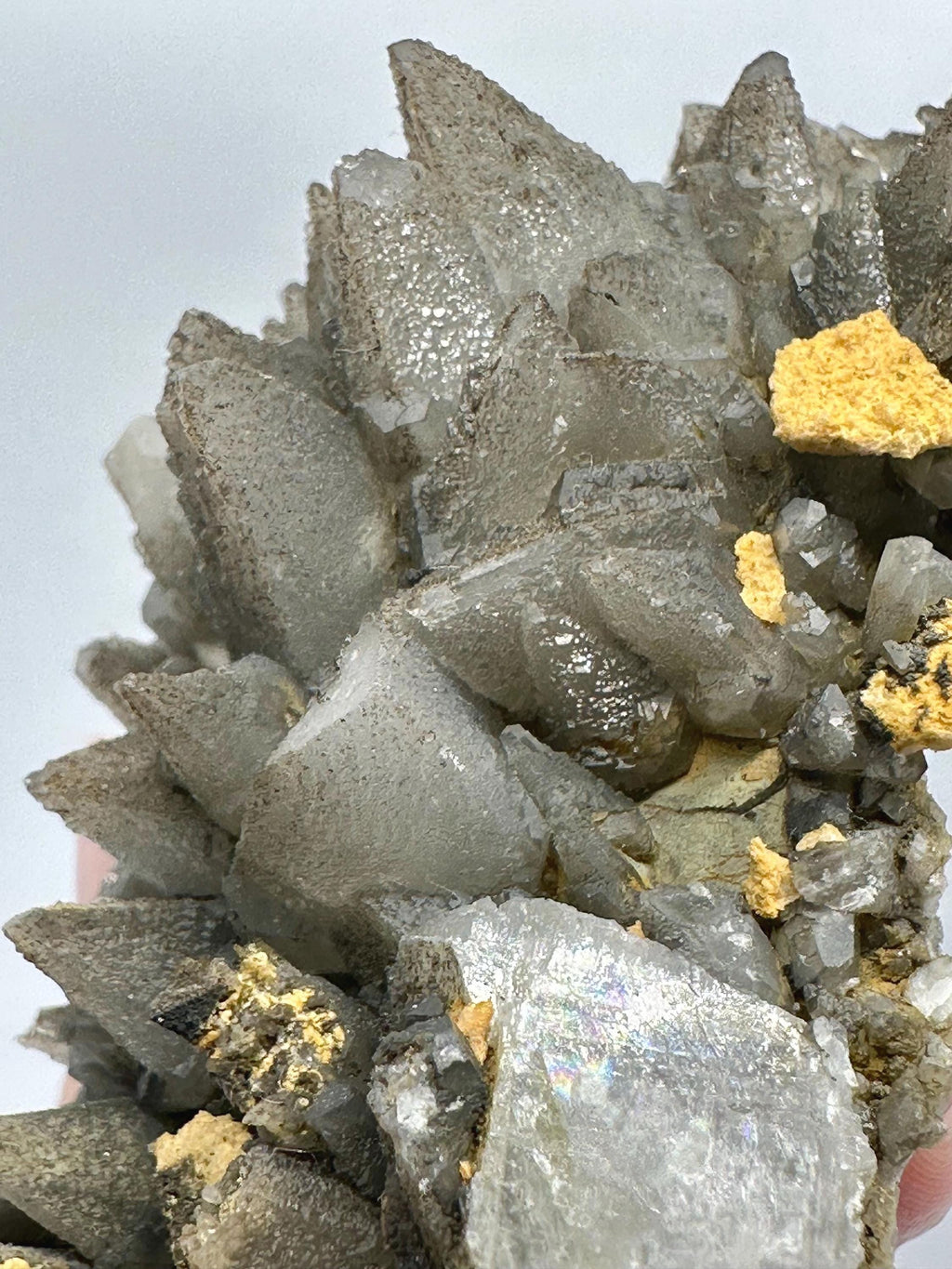 104 Grams Dragon Scale–Like Dogtooth Calcite Cluster from Hunan Province, China