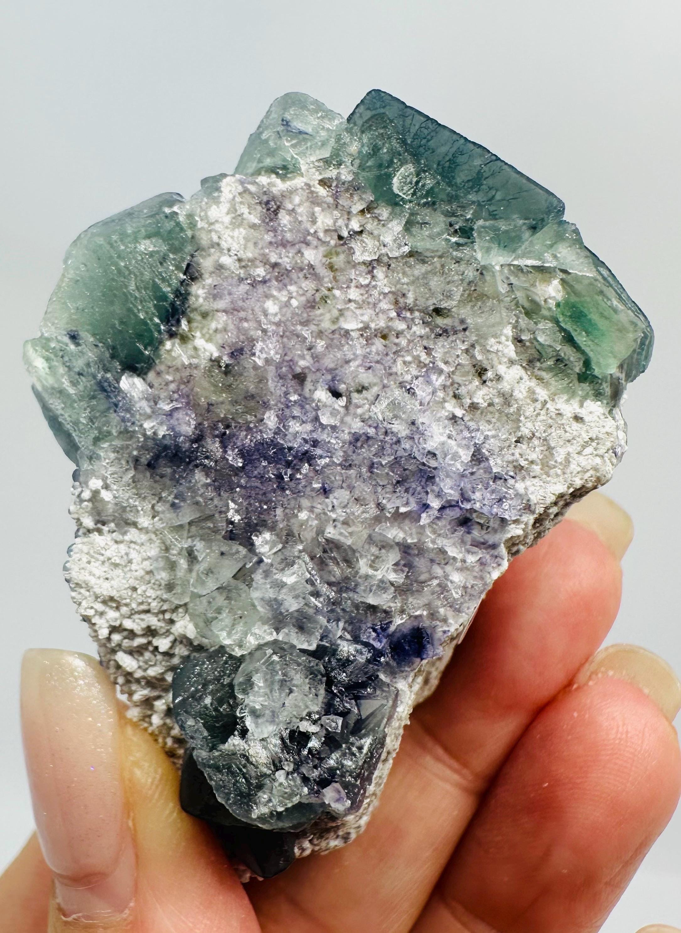 Newly Discovered Morandi Fluorite on Matrix piece from Yongchun, China