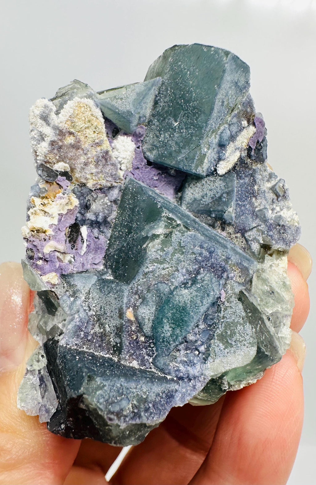 Newly Discovered Morandi Fluorite on Matrix piece from Yongchun, China