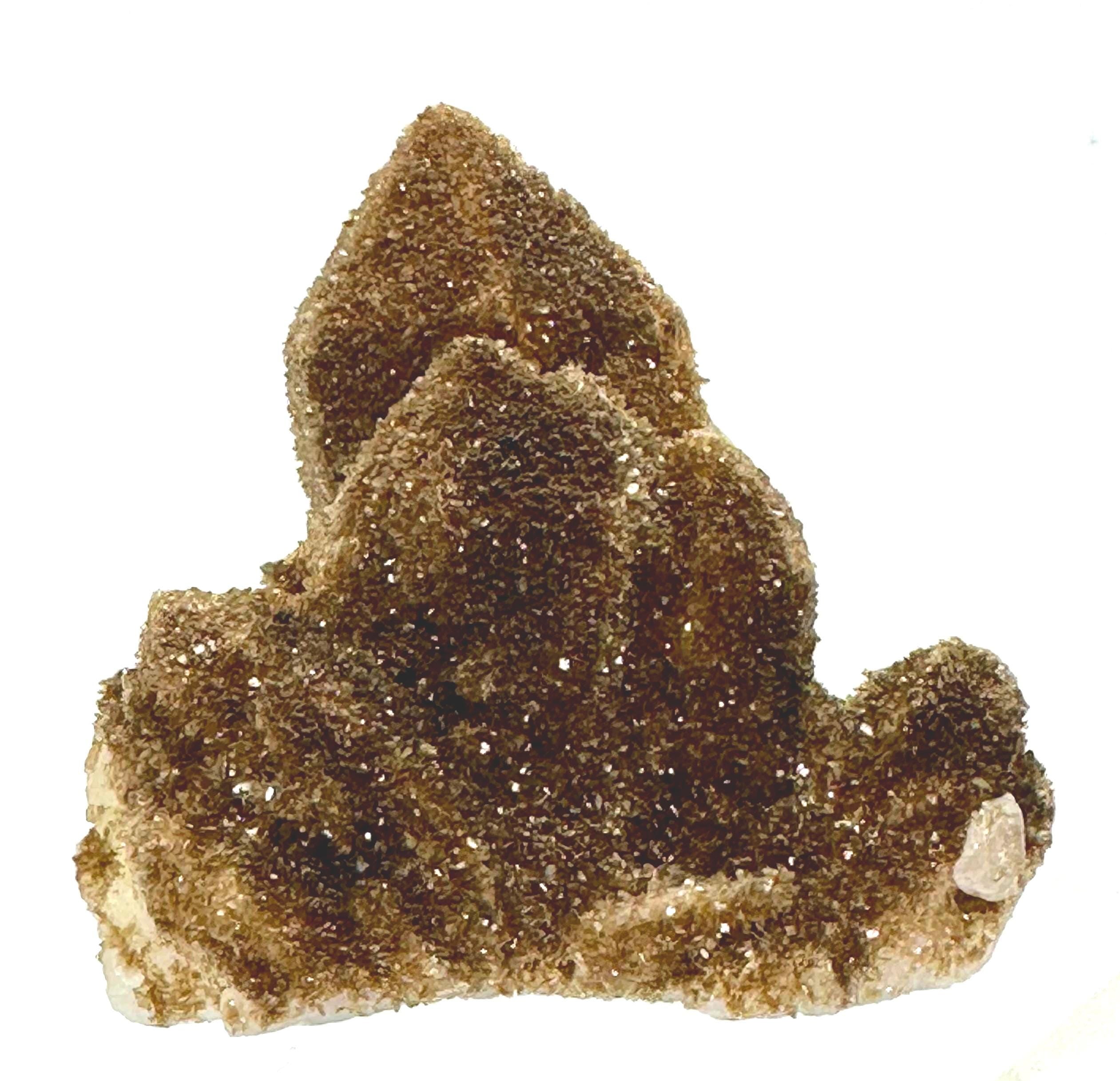 72 Grams Milky Quartz with Sparkling Drusy Veil from Brazil