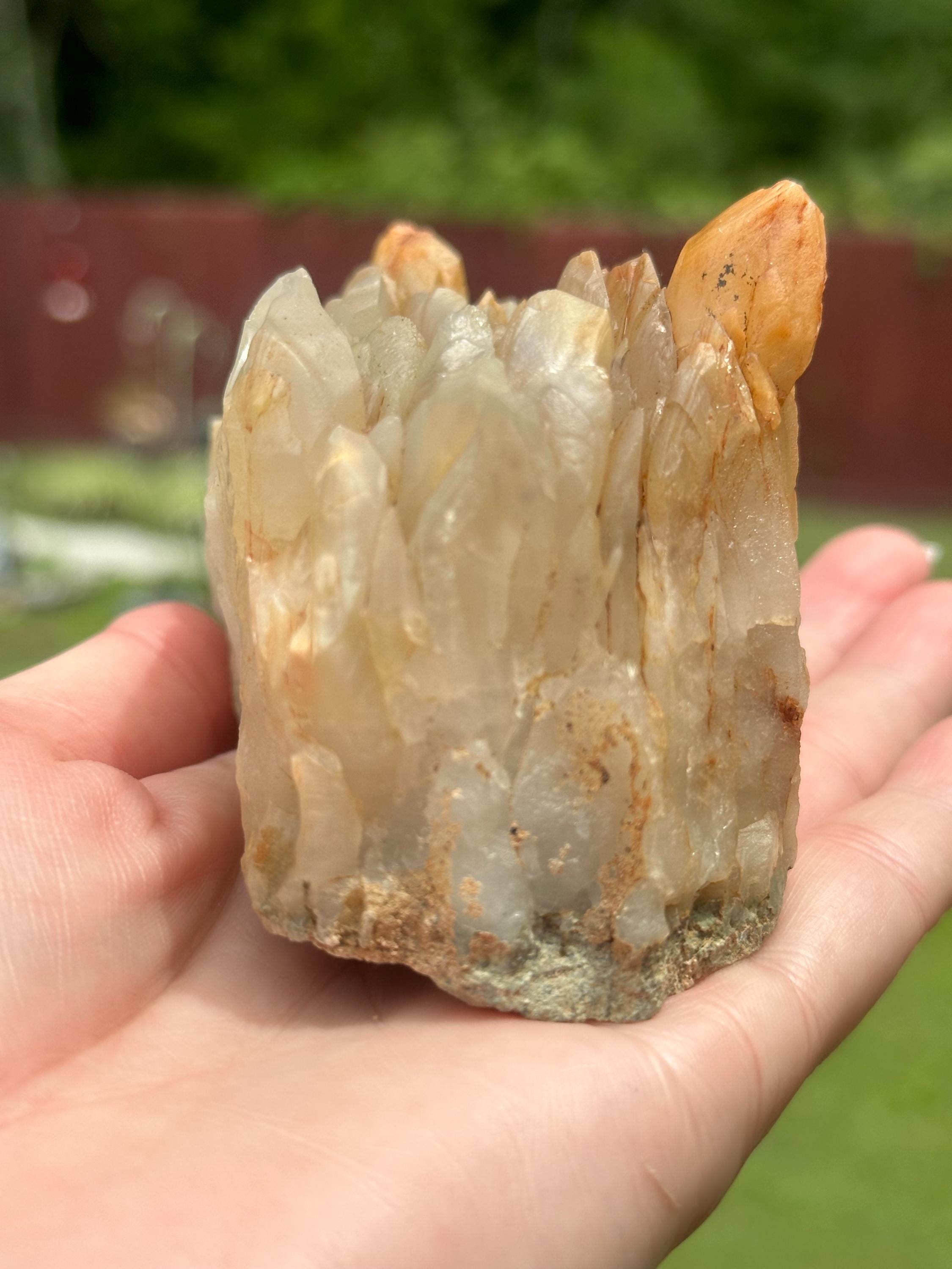 412 Grams Amphibole AKA Bone Quartz Cluster from Balochistan, Pakistan