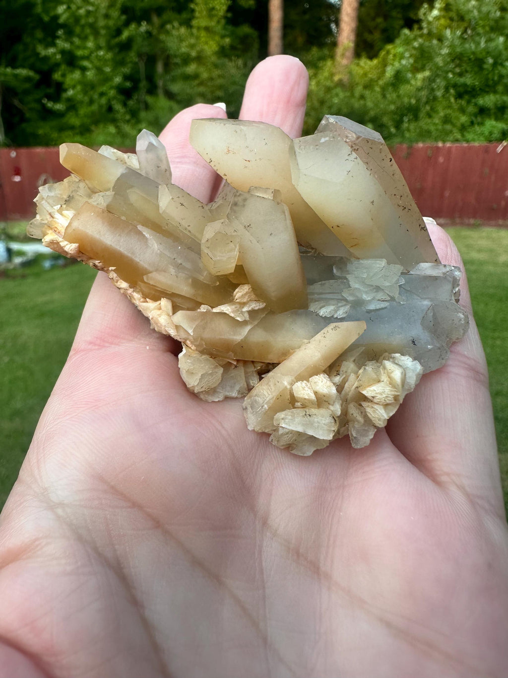 73 Grams Amphibole AKA Bone Quartz Cluster from Baluchistan, Pakistan