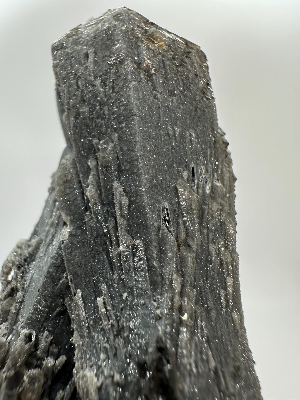 59 Grams One of a Kind Black Candle Quartz with Intergrowth and Microcrystal for the Discerning Collector From Madagascar