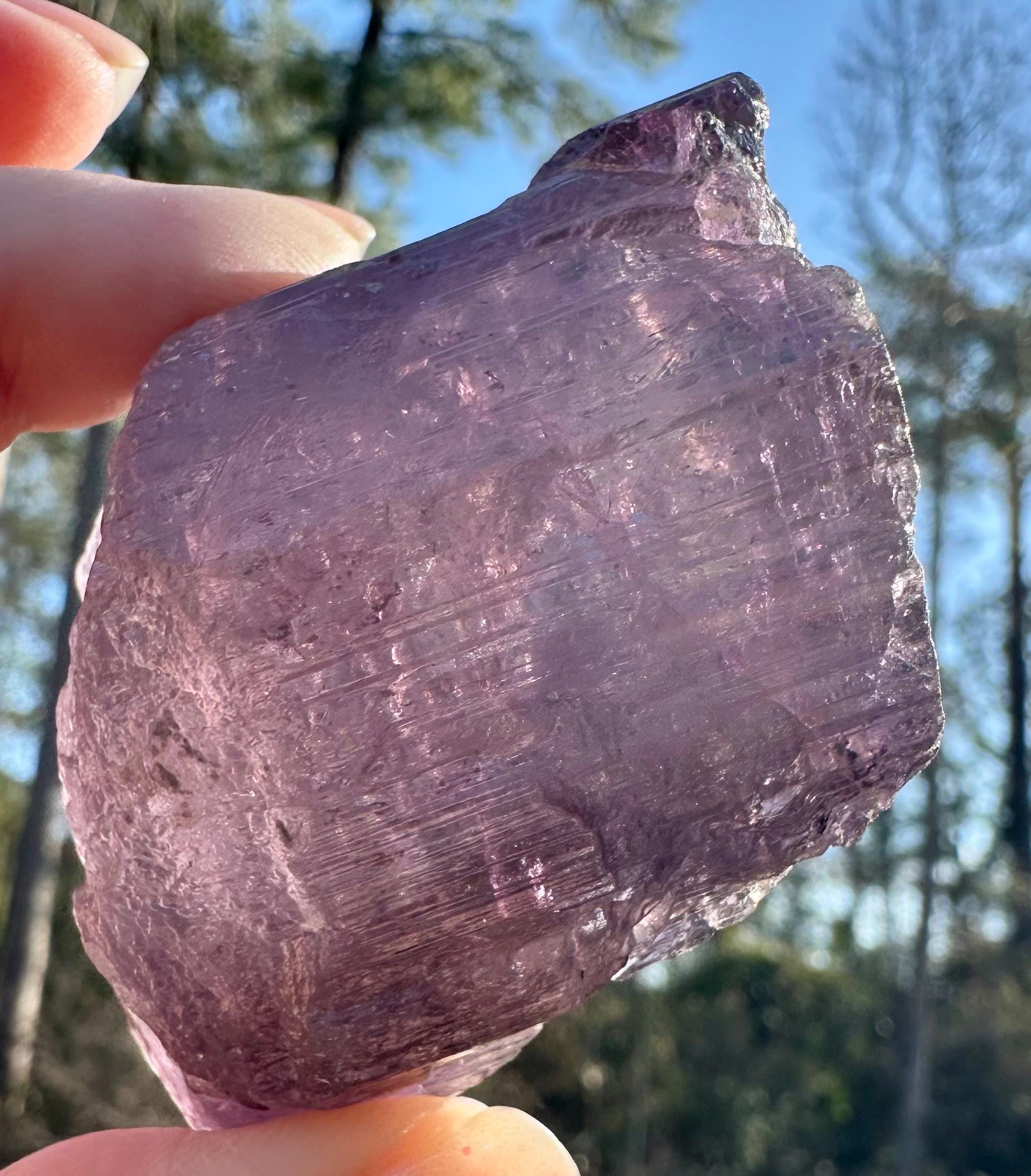 96 grams Translucent Purple Scapolite from Afghanistan