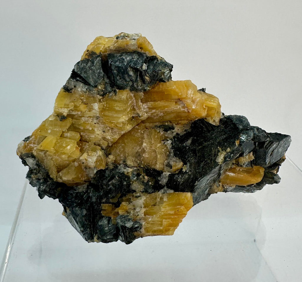 Brazilian Yellow Tourmaline in Biotite
