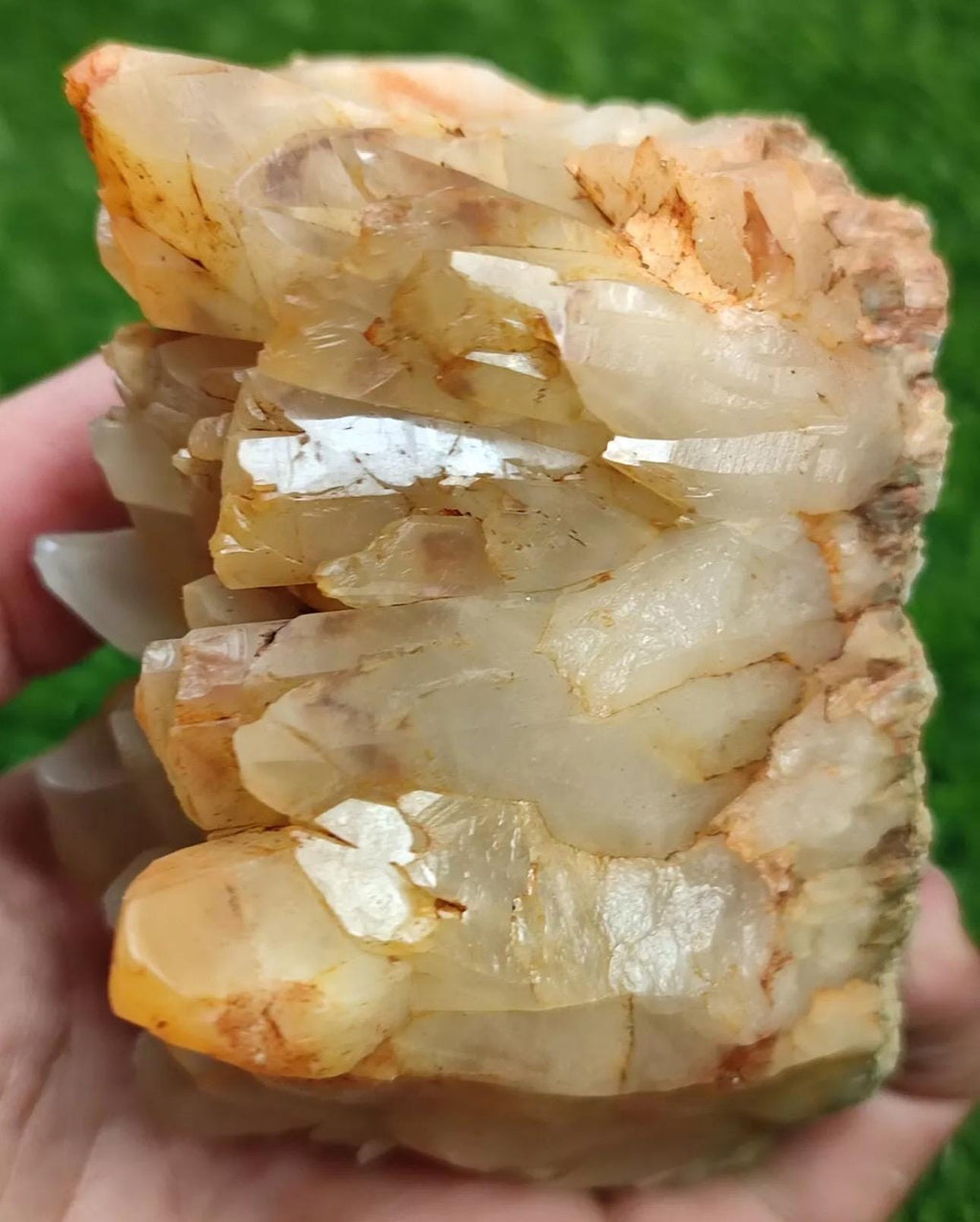 412 Grams Amphibole AKA Bone Quartz Cluster from Balochistan, Pakistan