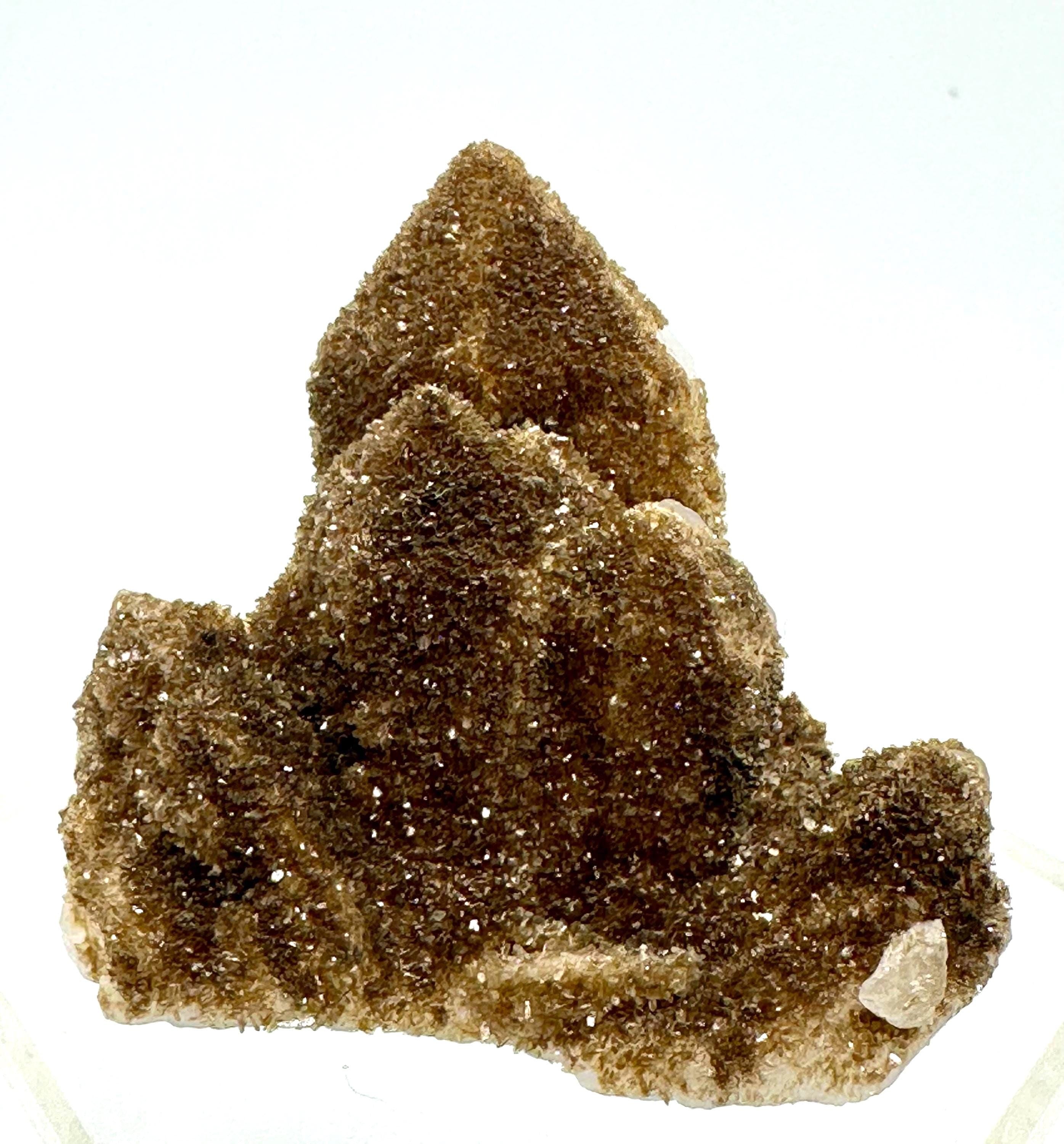 72 Grams Milky Quartz with Sparkling Drusy Veil from Brazil