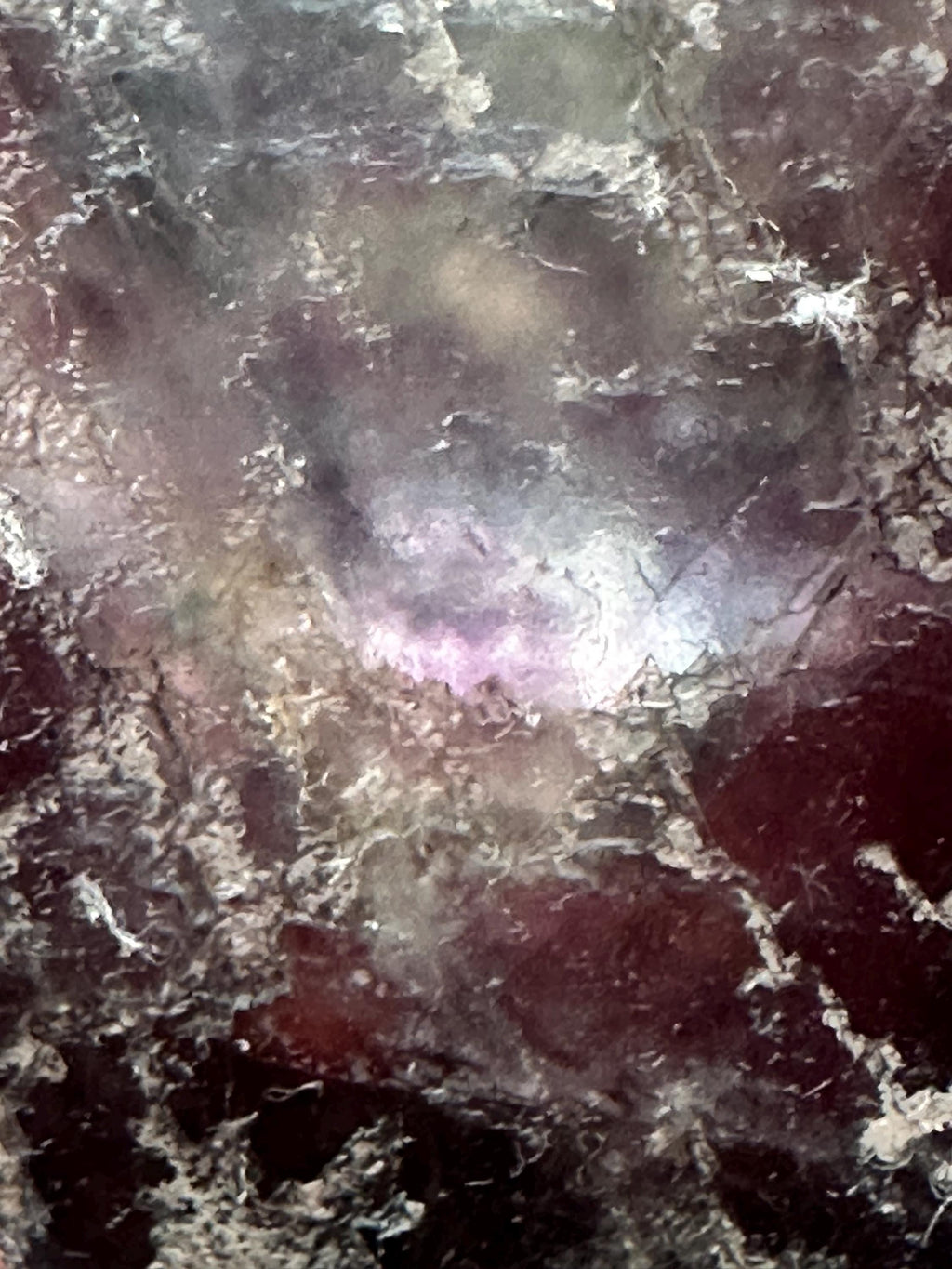 158 Grams Self Standing Beautiful Purple Fluorite with an Impressive Phantom