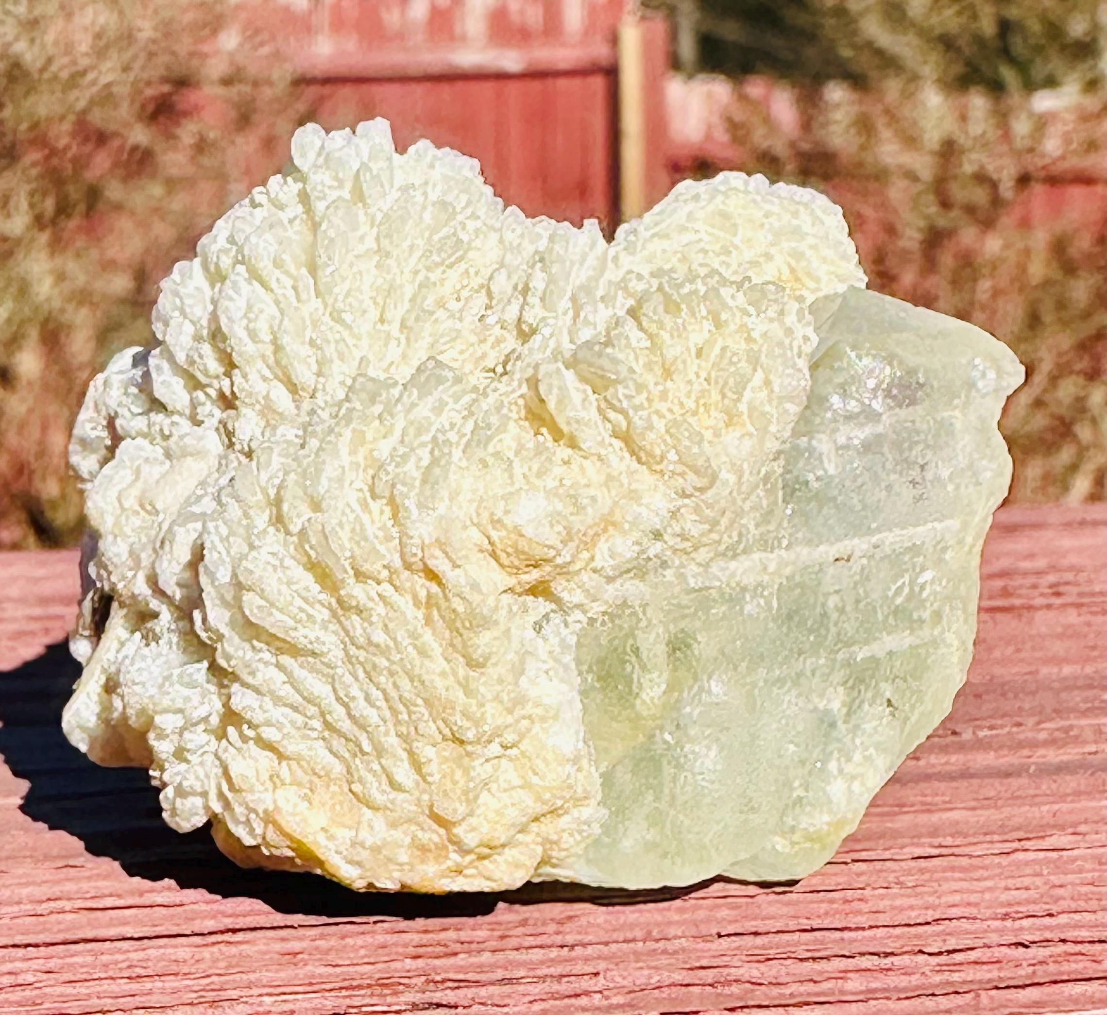 53 grams Goshenite Beryl in Albite from Pakistan