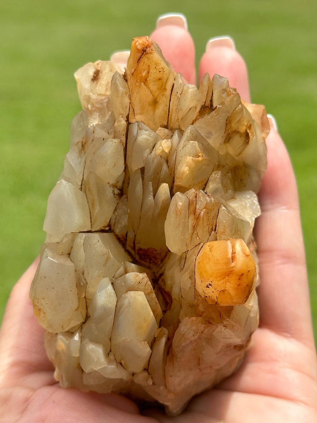 412 Grams Amphibole AKA Bone Quartz Cluster from Balochistan, Pakistan