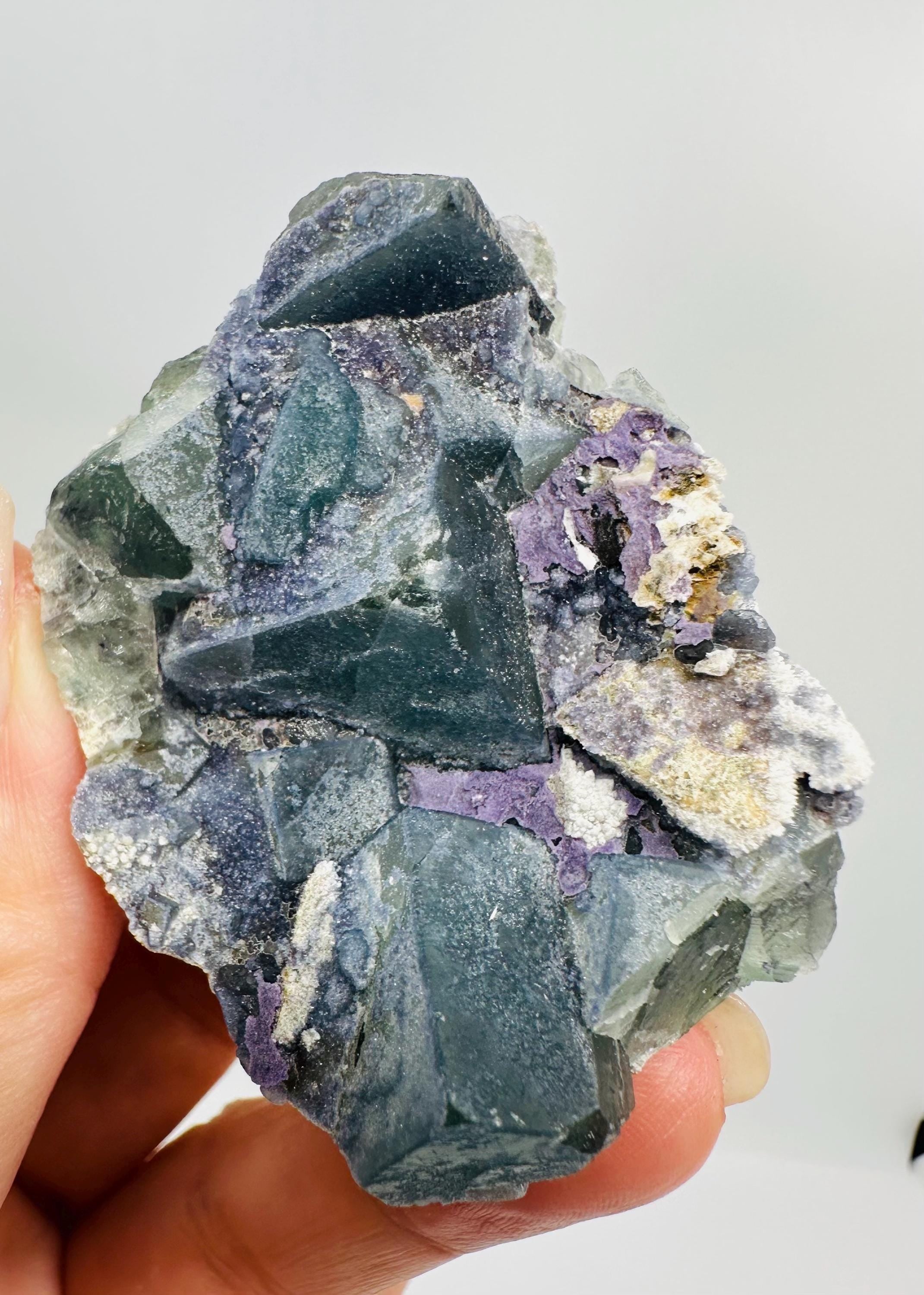 Newly Discovered Morandi Fluorite on Matrix piece from Yongchun, China