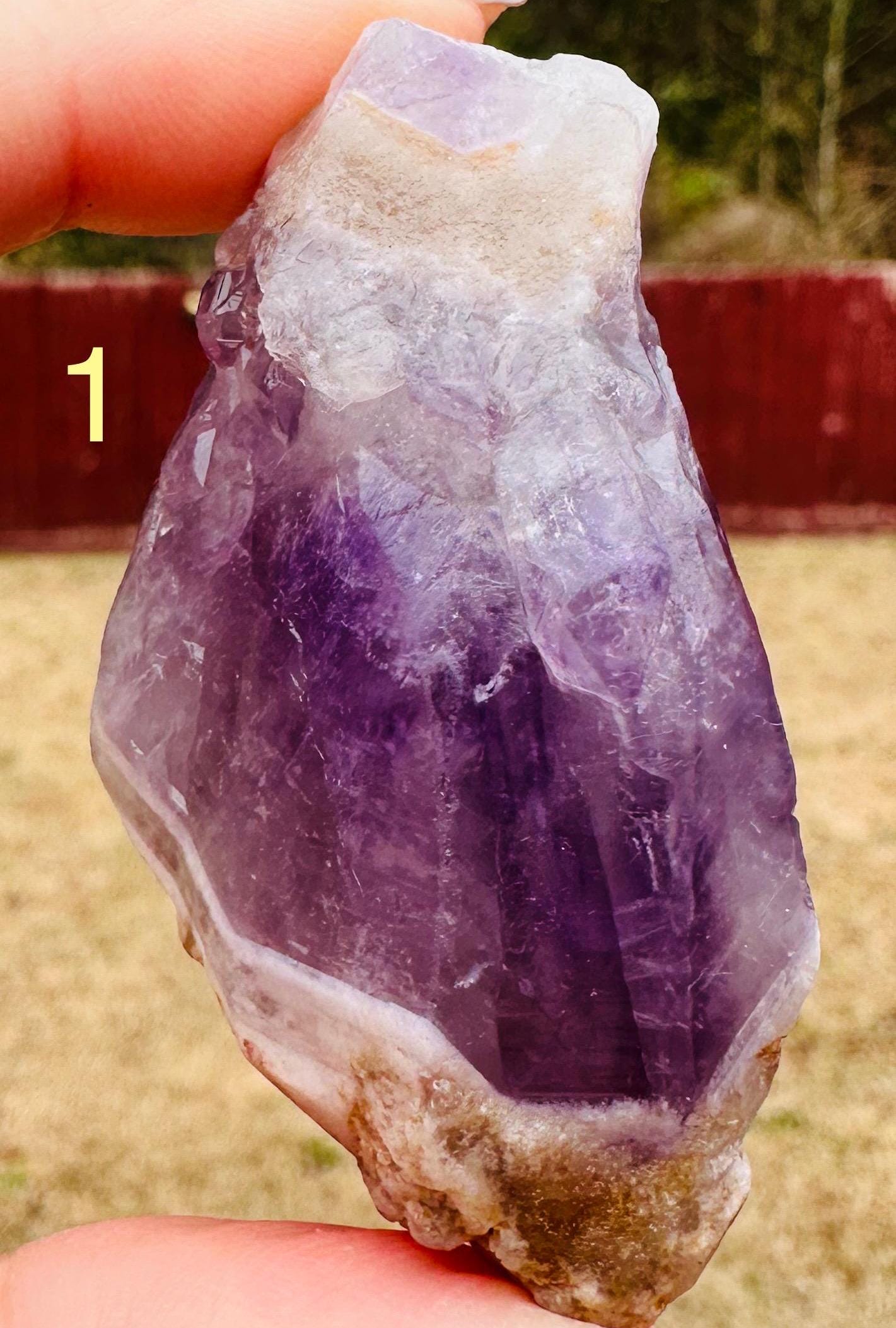 Your choice White Capped Amethyst from Bahia, Brazil