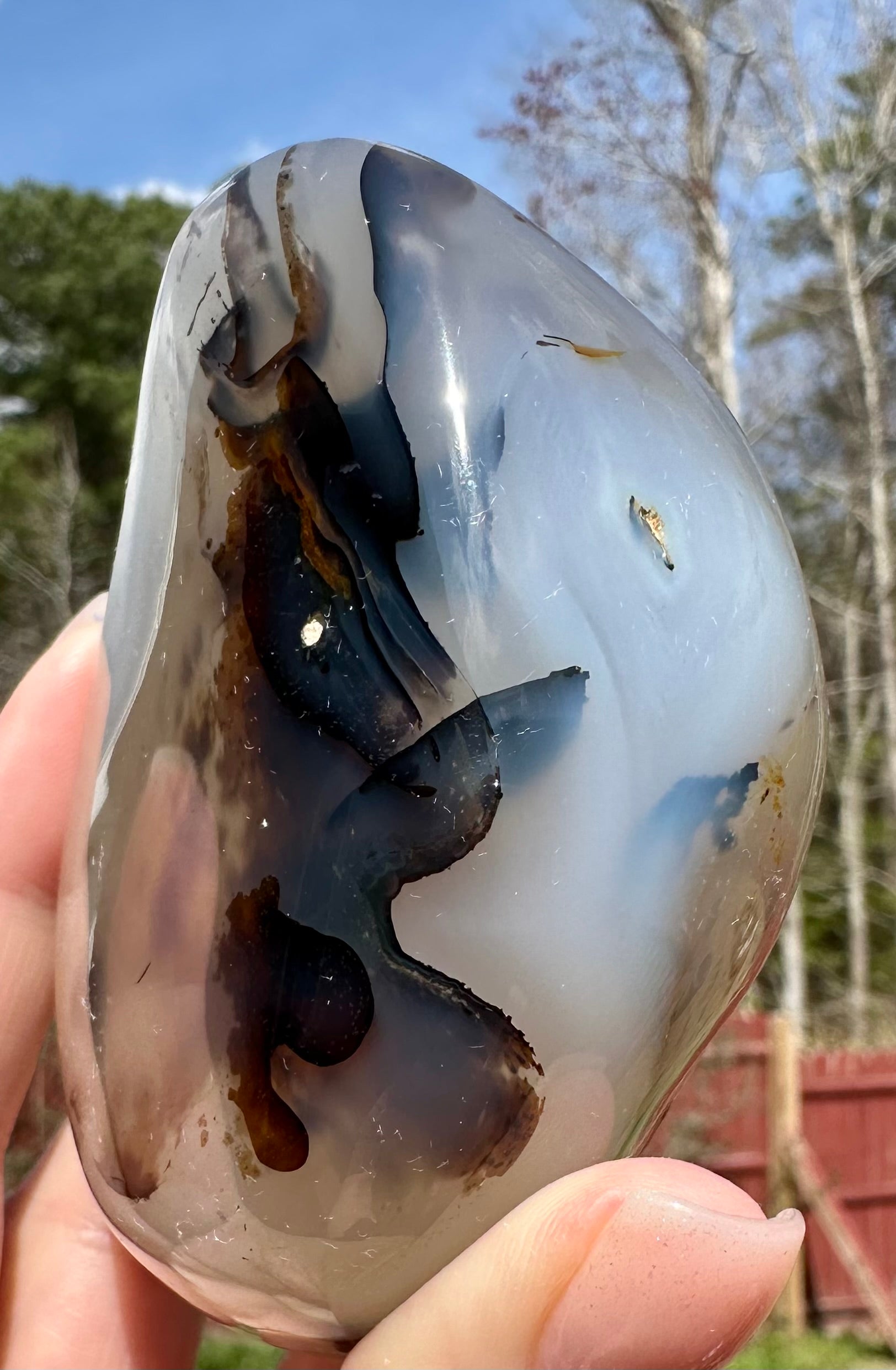 Dendritic Agate Set — Slab, Freeform & Point from Madagascar