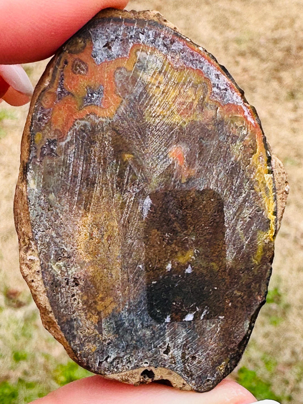 Your Choice Rare and Very Rich Color Swirls and Patterns  Surya semi polished Agate from India