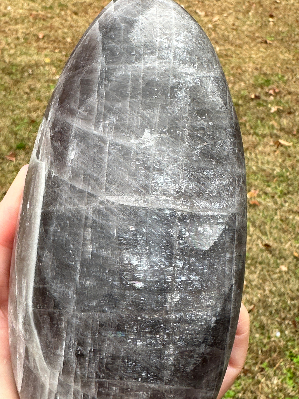 1,350 Grams Rare and unique Grey Silvery Anhydrate Free Form
