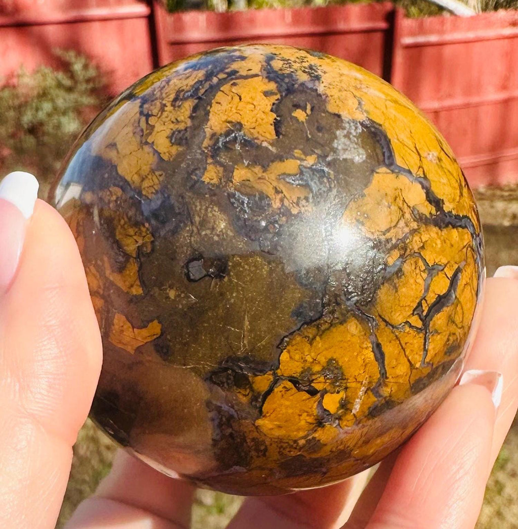 422 Grams HQ Brecciated Jasper Sphere