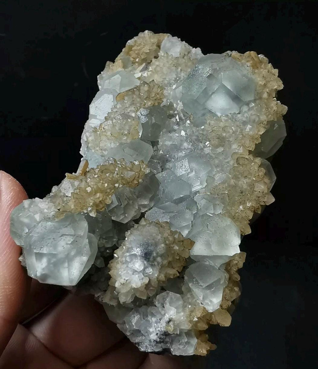 219 Grams Natural Transparent Green Spherical Fluorite Specimen from Xianghualing