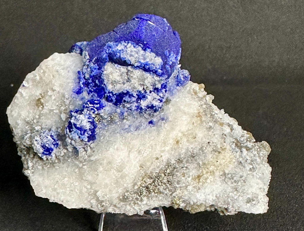 120 Grams Lazurite on UV-Reactive Matrix from Sar e Sang region of Badakhshan, Afghanistan