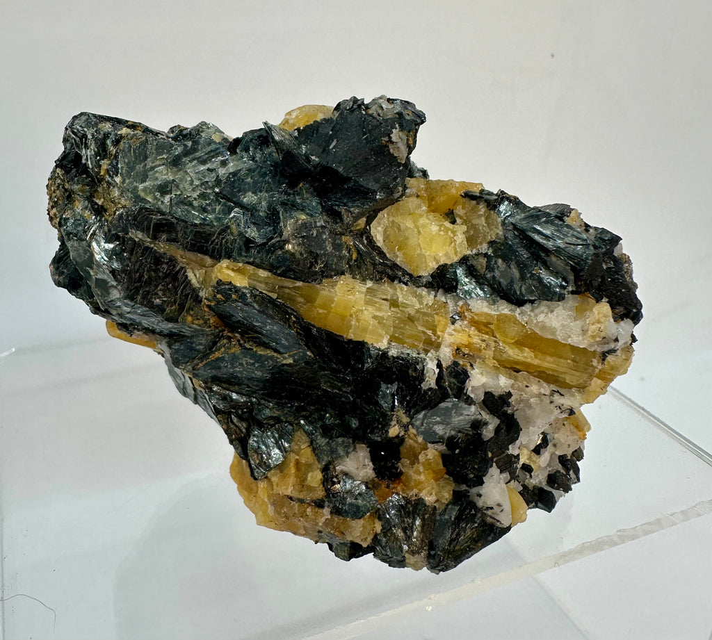Brazilian Yellow Tourmaline in Biotite