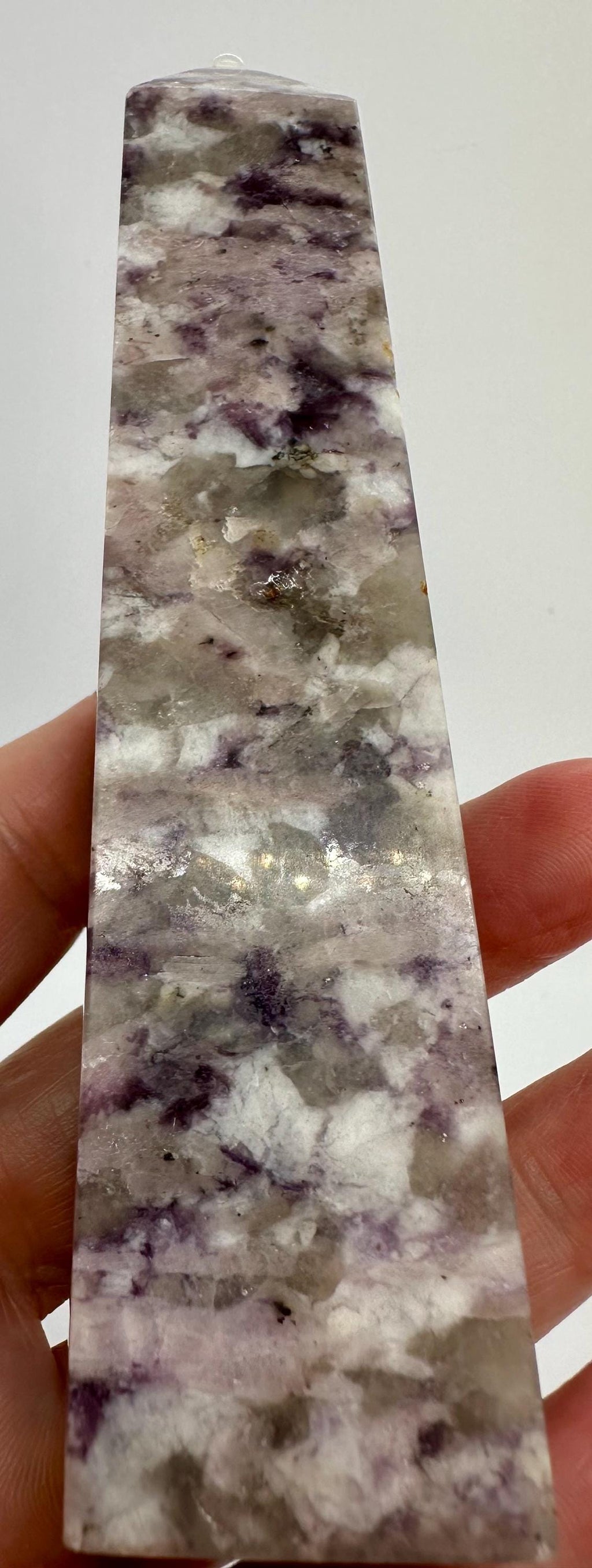 Your Choice of Pink Tourmaline in Smoky Quartz with Lepidolite, Mica & Feldspar Tower from Madagascar