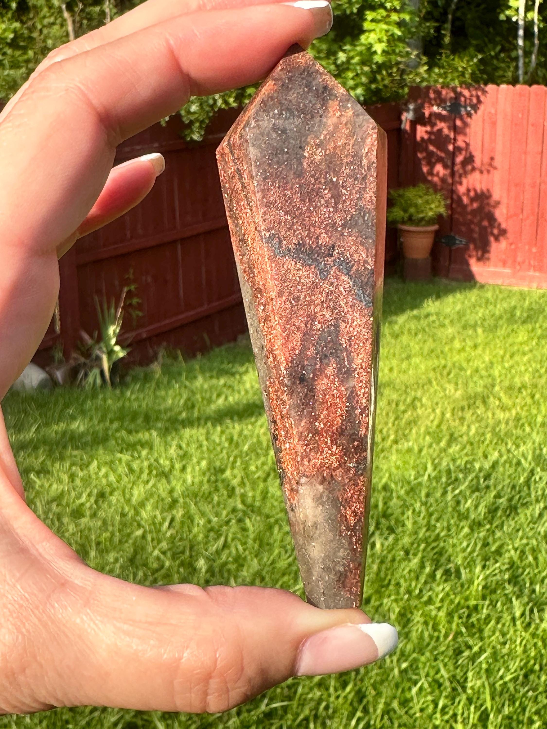 83 Grams Black Sunstone Wand
