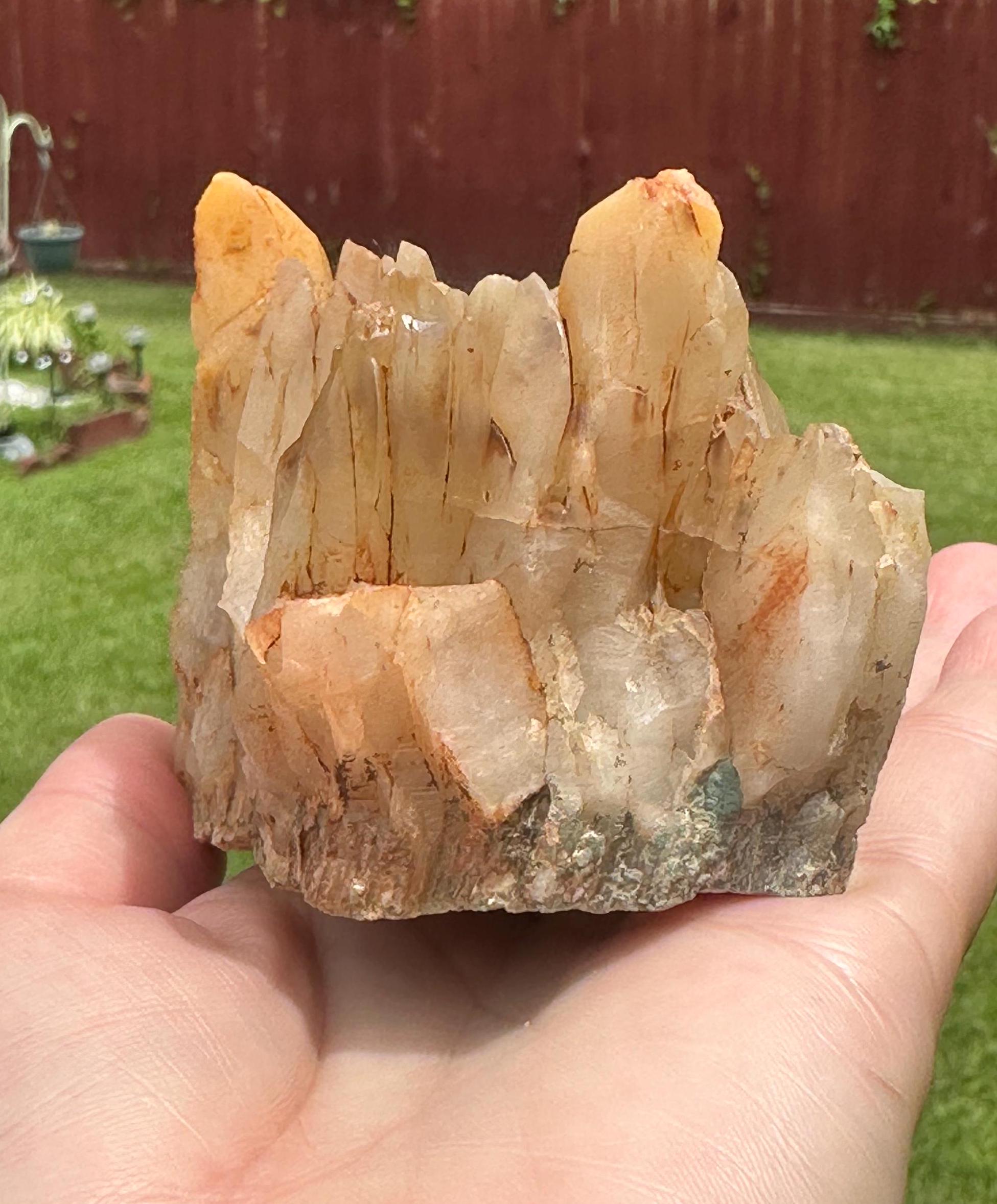 412 Grams Amphibole AKA Bone Quartz Cluster from Balochistan, Pakistan