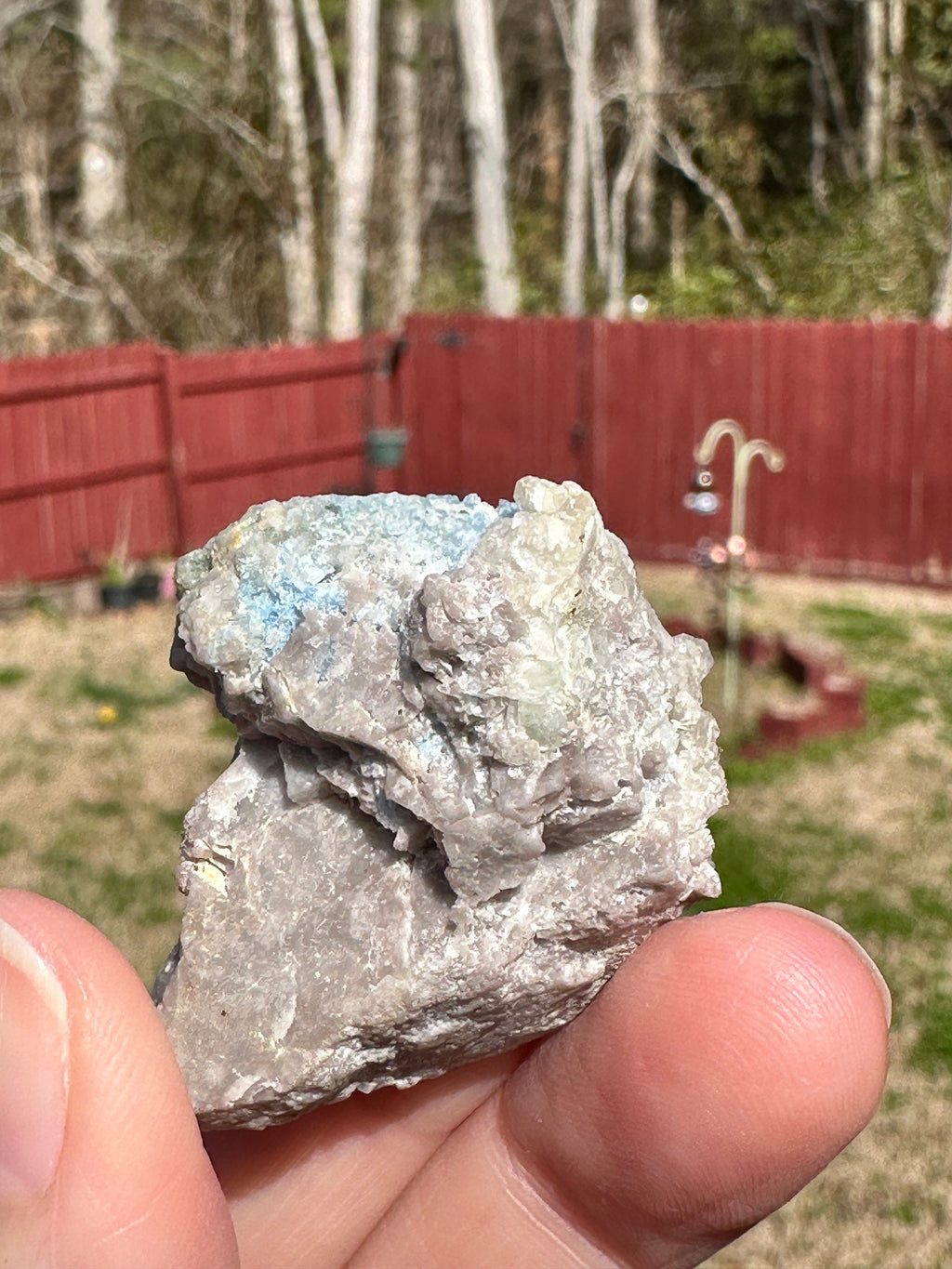 24 Grams / 120 cts Rare Rich Blue Alkali Beryl Crystal Bunch on Albite matrix from Afghanistan