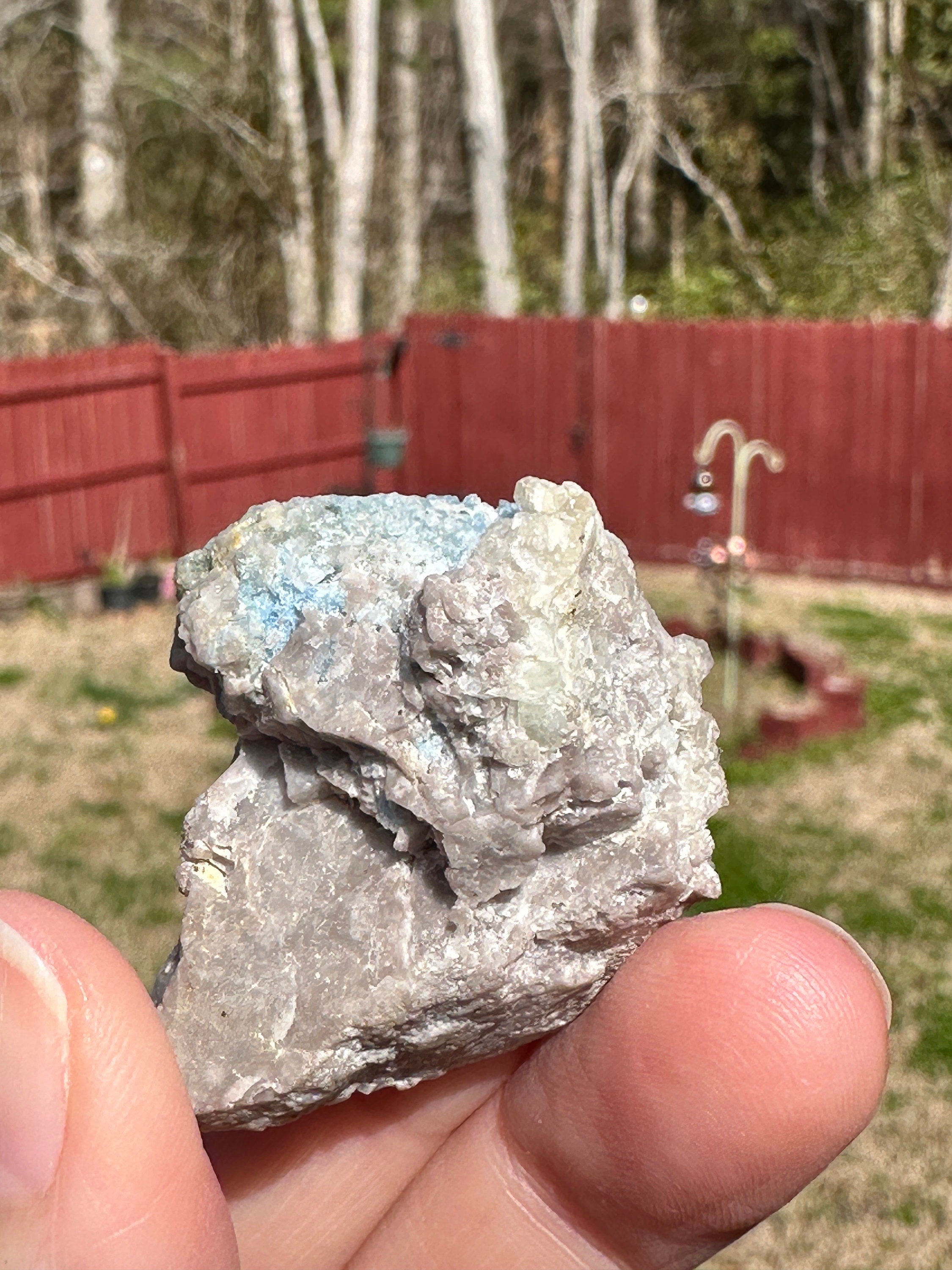 24 Grams / 120 cts Rare Rich Blue Alkali Beryl Crystal Bunch on Albite matrix from Afghanistan