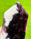 176 Grams Purple Lithium Mica in White Feldspar Tower