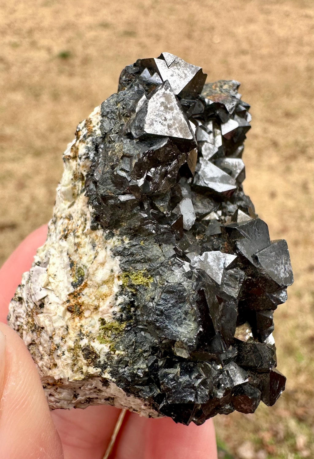 118 grams Magnetite Cluster in Matrix from Morocco