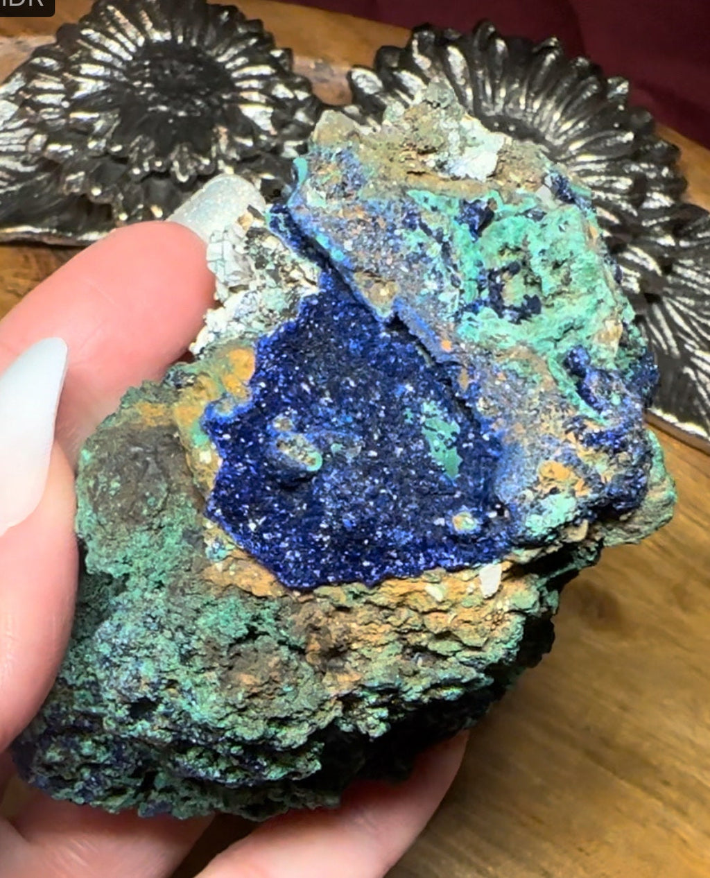 300 Grams Splarkly Azurite and Malachite Cabinet Specimen
