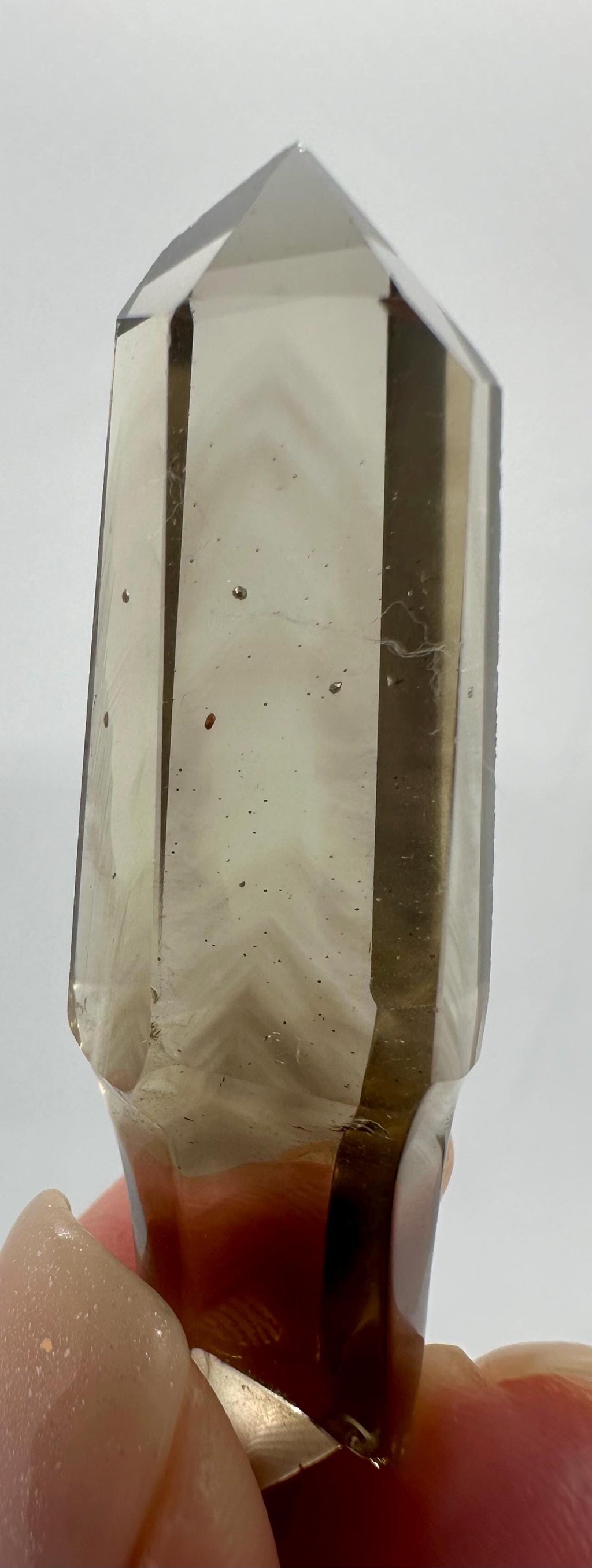 Your choice of Natural Polished Citrine & Smoky Citrine Scepters with Phantoms from Madagascar