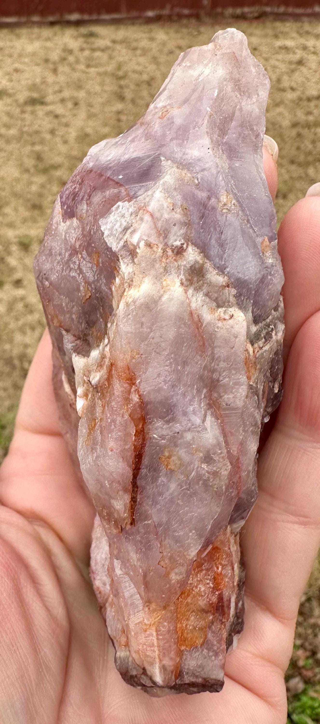 367 grams Raw Dream Amethyst “Dragon Tooth” from Brazil
