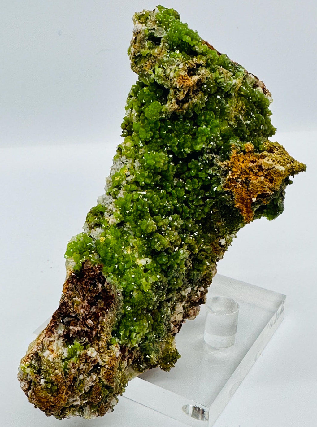 168 Grams High Quality Bright & Lustrous Green Pyromorphite Specimen