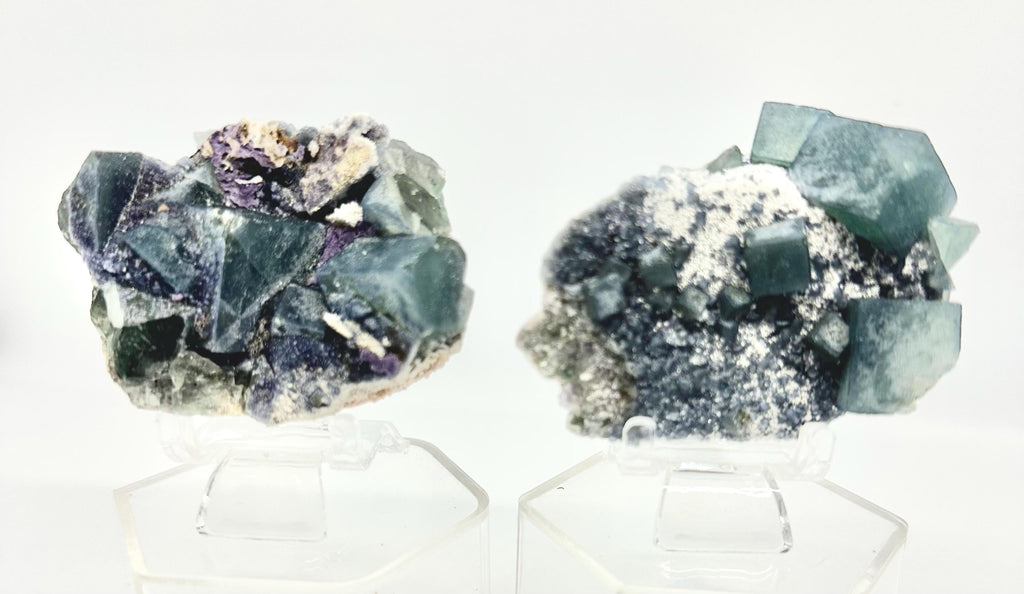 Newly Discovered Morandi Fluorite on Matrix piece from Yongchun, China