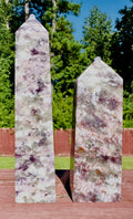 Your Choice of Pink Tourmaline in Smoky Quartz with Lepidolite, Mica & Feldspar Tower from Madagascar