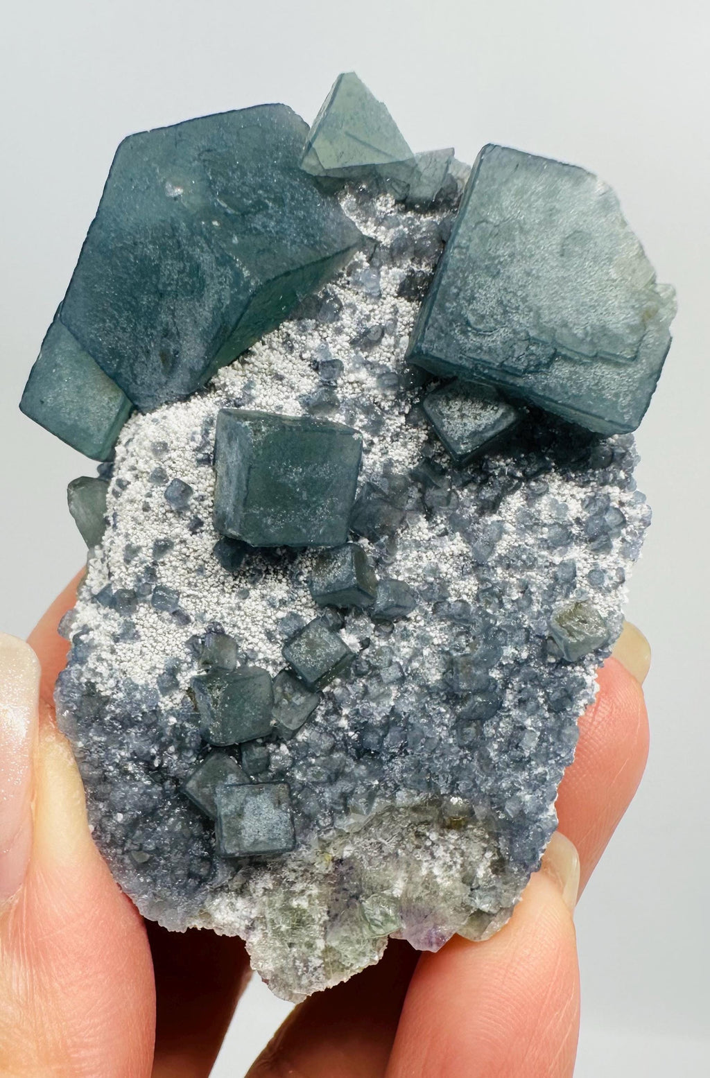 Newly Discovered Morandi Fluorite on Matrix piece from Yongchun, China