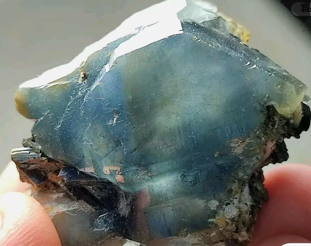 45 Grams DT Blue Riebeckite included Quartz From Pakistan