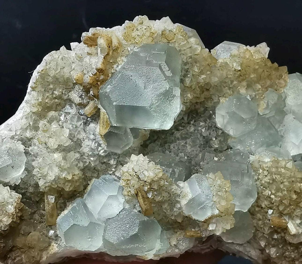 219 Grams Natural Transparent Green Spherical Fluorite Specimen from Xianghualing