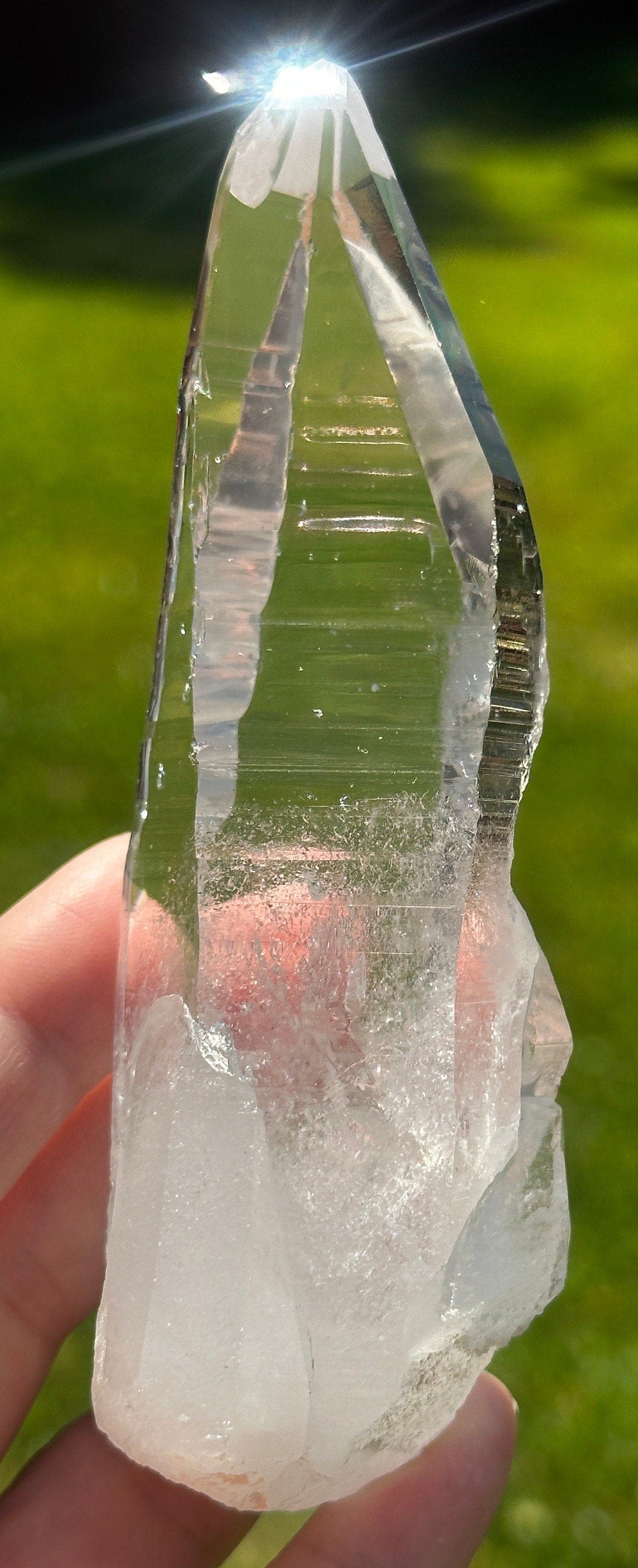 200 Grams Stunning Diamantina Glass Clear Muzo Habit Authentic Blue Needles Lemurian Quartz from Diamantina Mines of Minas Gerais