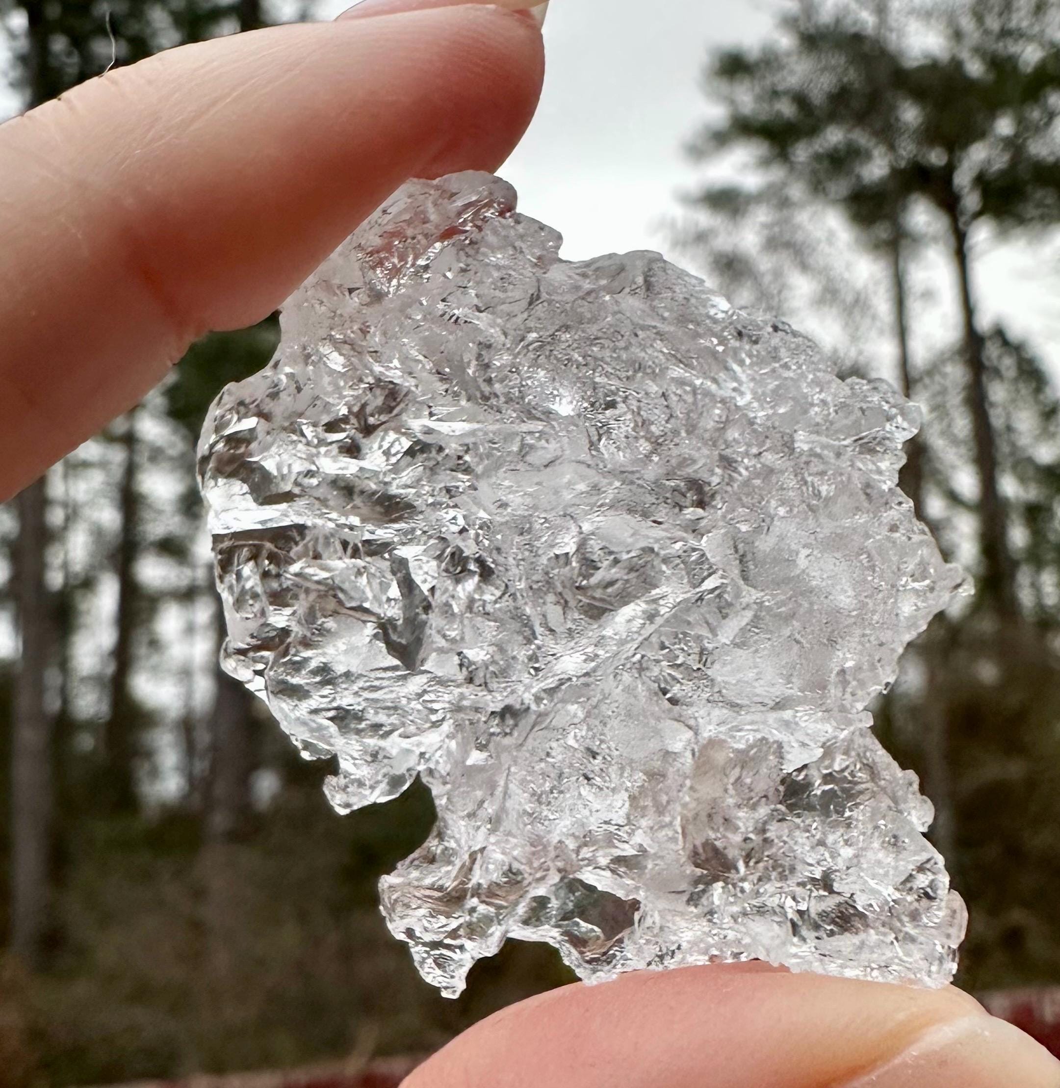 39 Grams Etched Water Clear Pollucite from Afghanistan