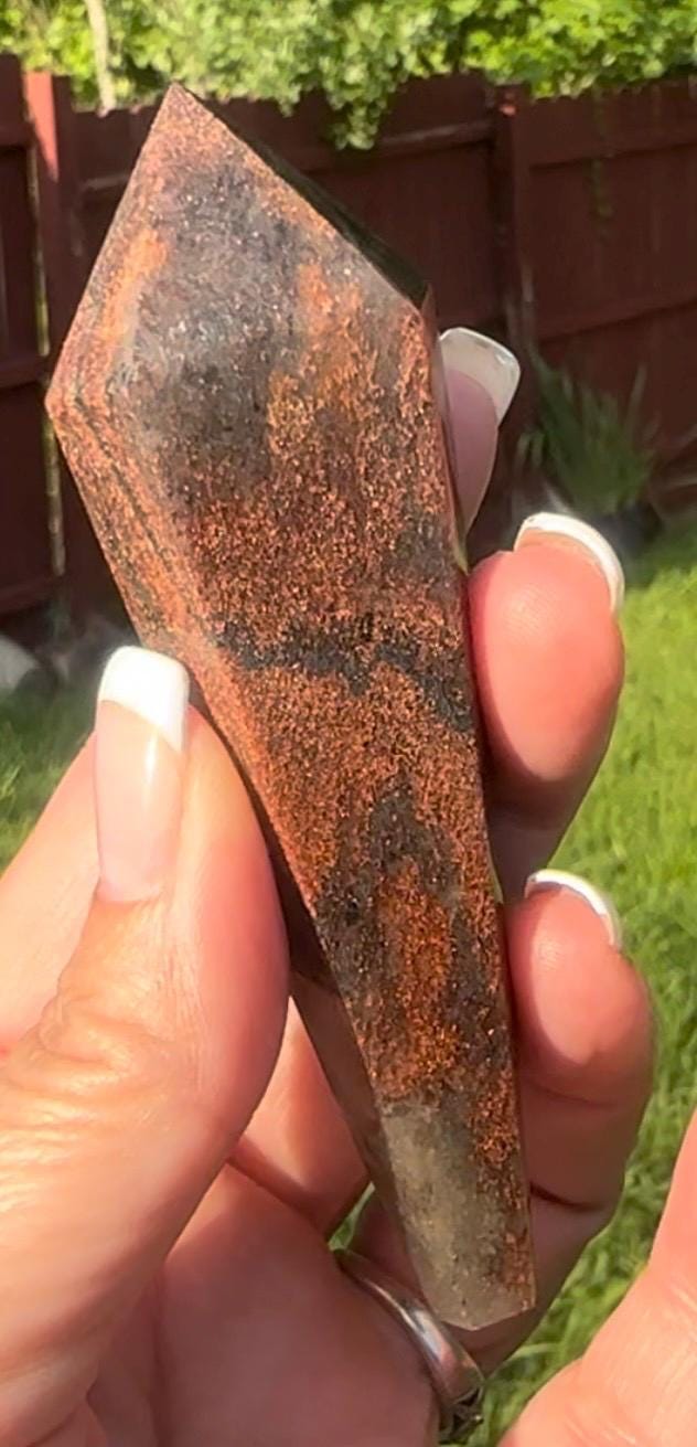 83 Grams Black Sunstone Wand